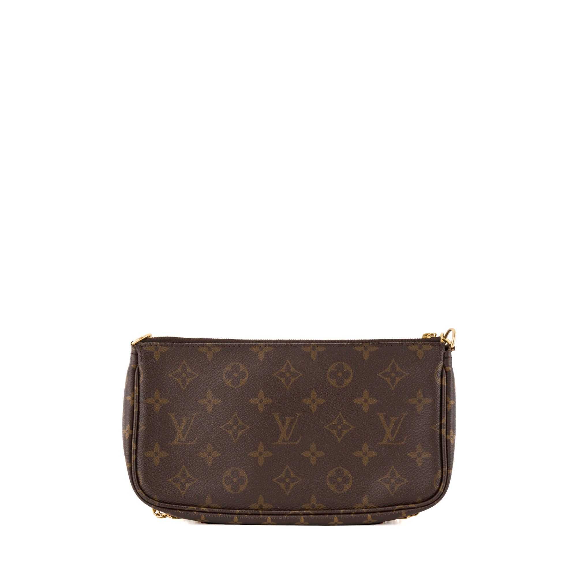 LOUIS VUITTON - Sac à bandoulière Multi Pochettes Accessoires Louis Vuitton en toile enduite monogrammée