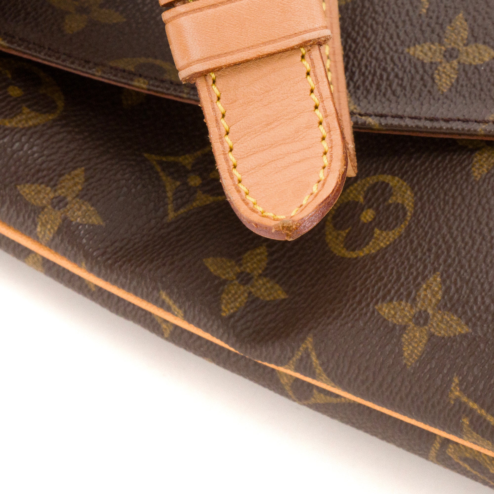 LOUIS VUITTON - Sac à bandoulière Musette Louis Vuitton en toile enduite monogrammée