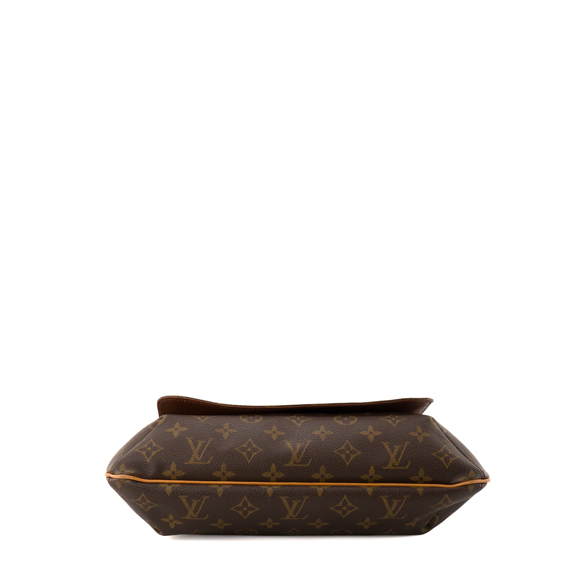 LOUIS VUITTON - Sac à bandoulière Musette Louis Vuitton en toile enduite monogrammée