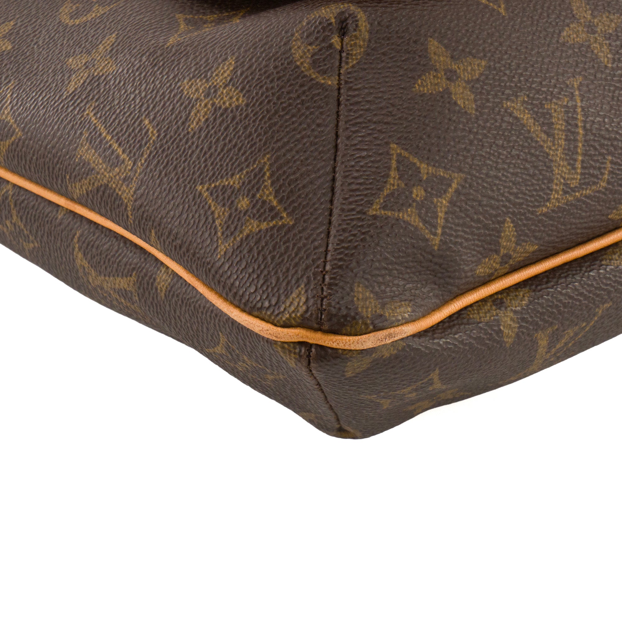 LOUIS VUITTON - Sac à bandoulière Musette Louis Vuitton en toile enduite monogrammée
