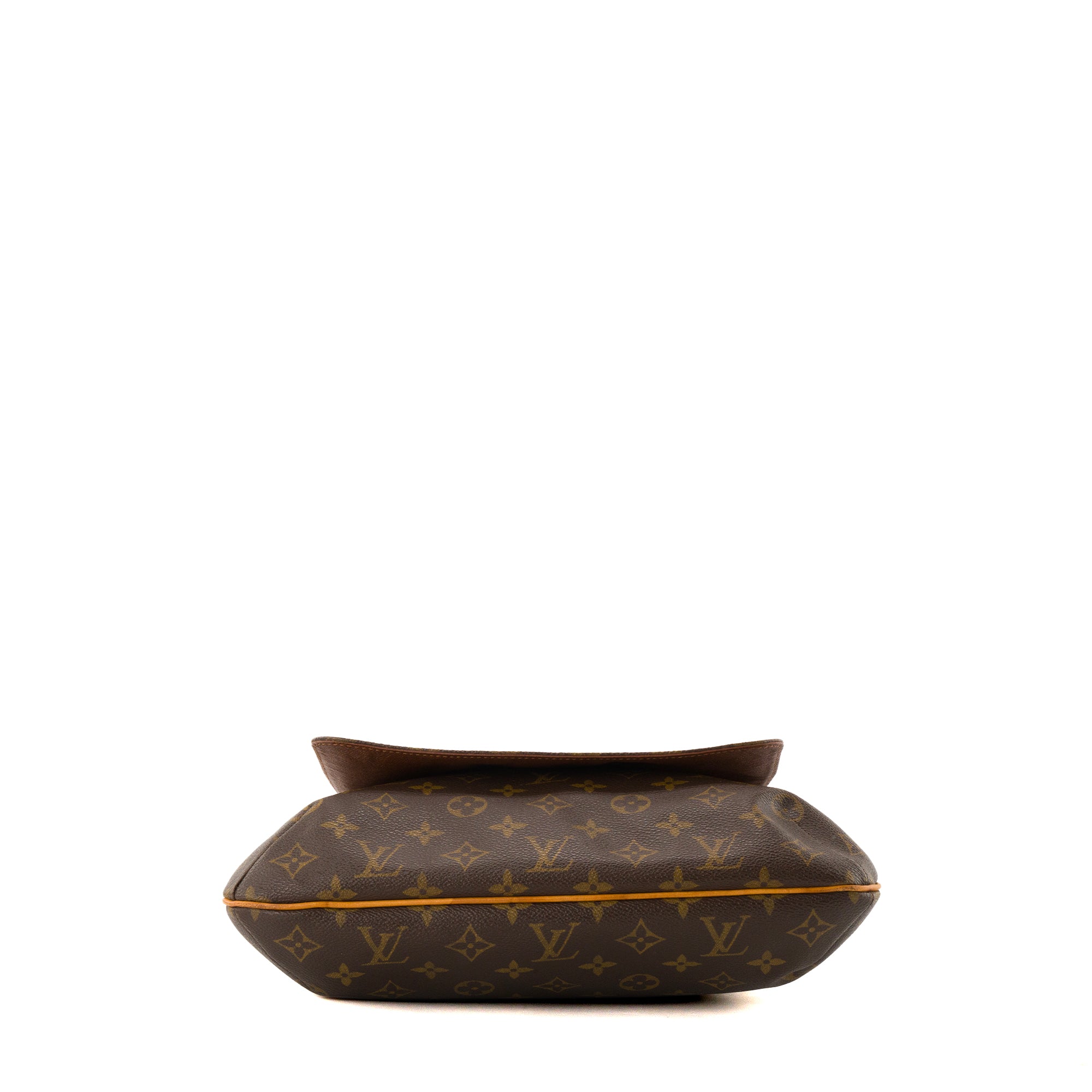 LOUIS VUITTON - Sac à bandoulière Musette GM Louis Vuitton en toile enduite monogrammée