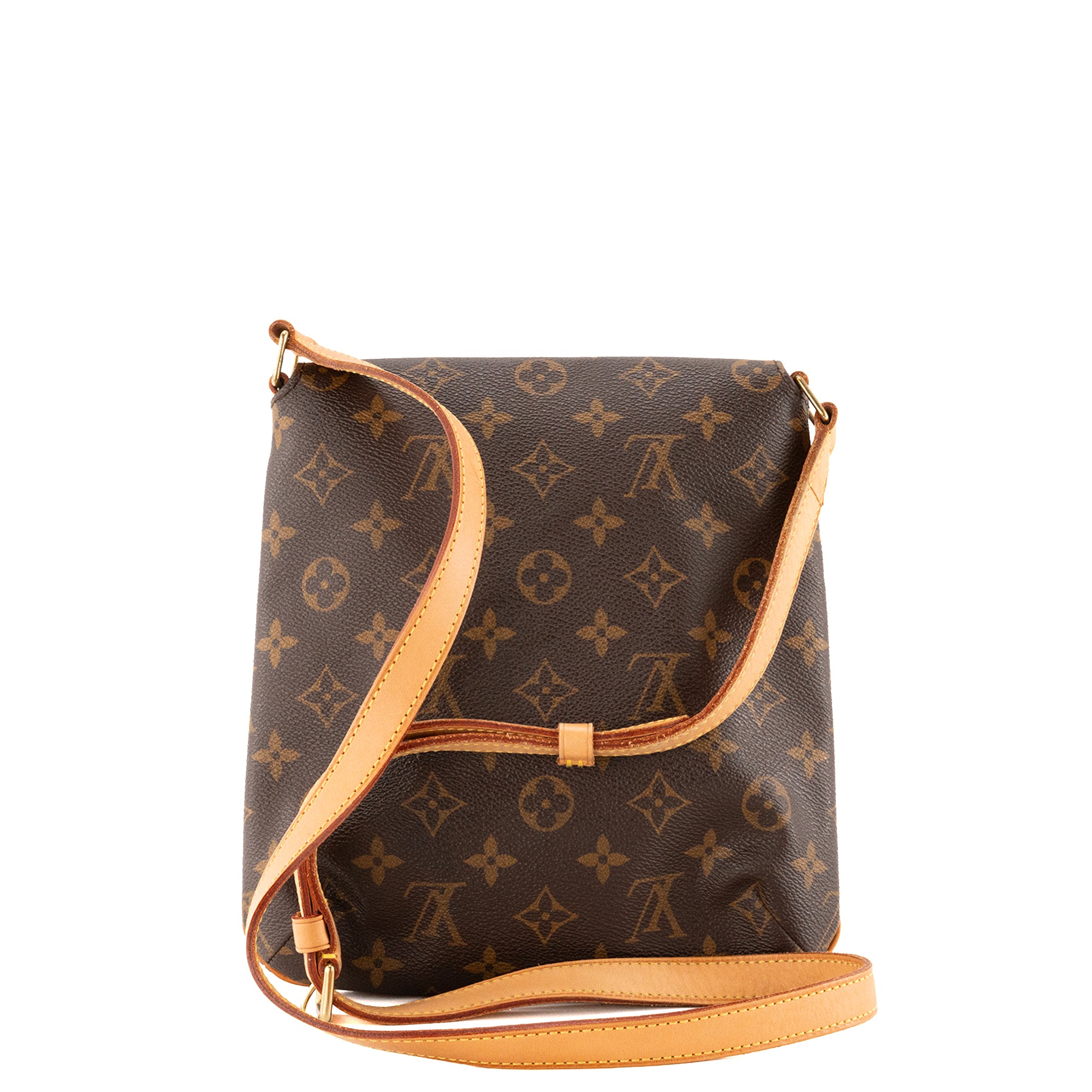 LOUIS VUITTON - Sac à bandoulière Musette Salsa Louis Vuitton en toile enduite monogrammée vintage