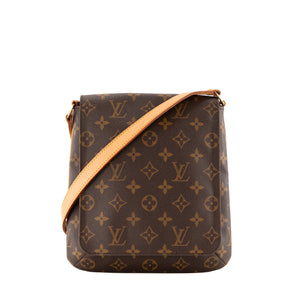 LOUIS VUITTON - Sac à bandoulière Musette Salsa Louis Vuitton en toile enduite monogrammée vintage