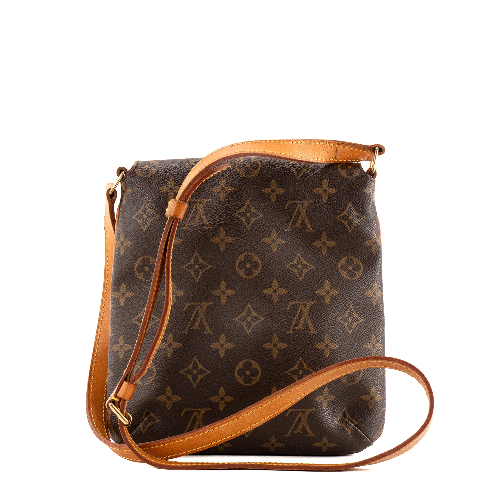 LOUIS VUITTON - Sac à bandoulière Musette Salsa Louis Vuitton en toile enduite monogrammée vintage