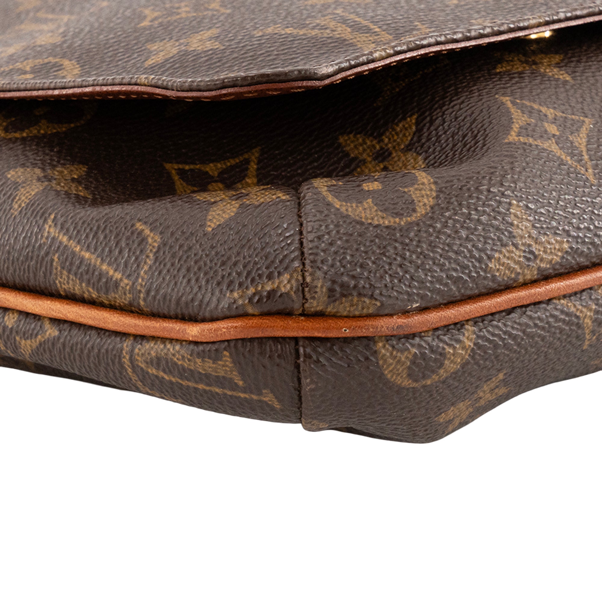 LOUIS VUITTON - Sac à bandoulière Musette Salsa Louis Vuitton en toile enduite monogrammée vintage