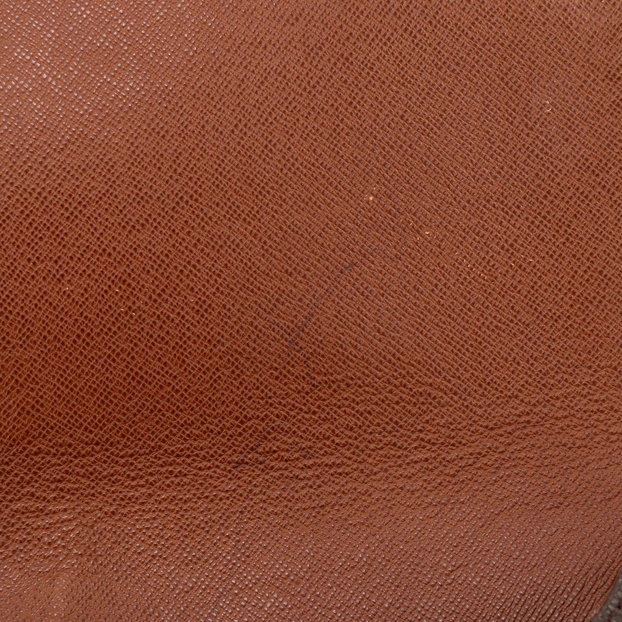 LOUIS VUITTON - Long monogrammed canvas messenger bag
