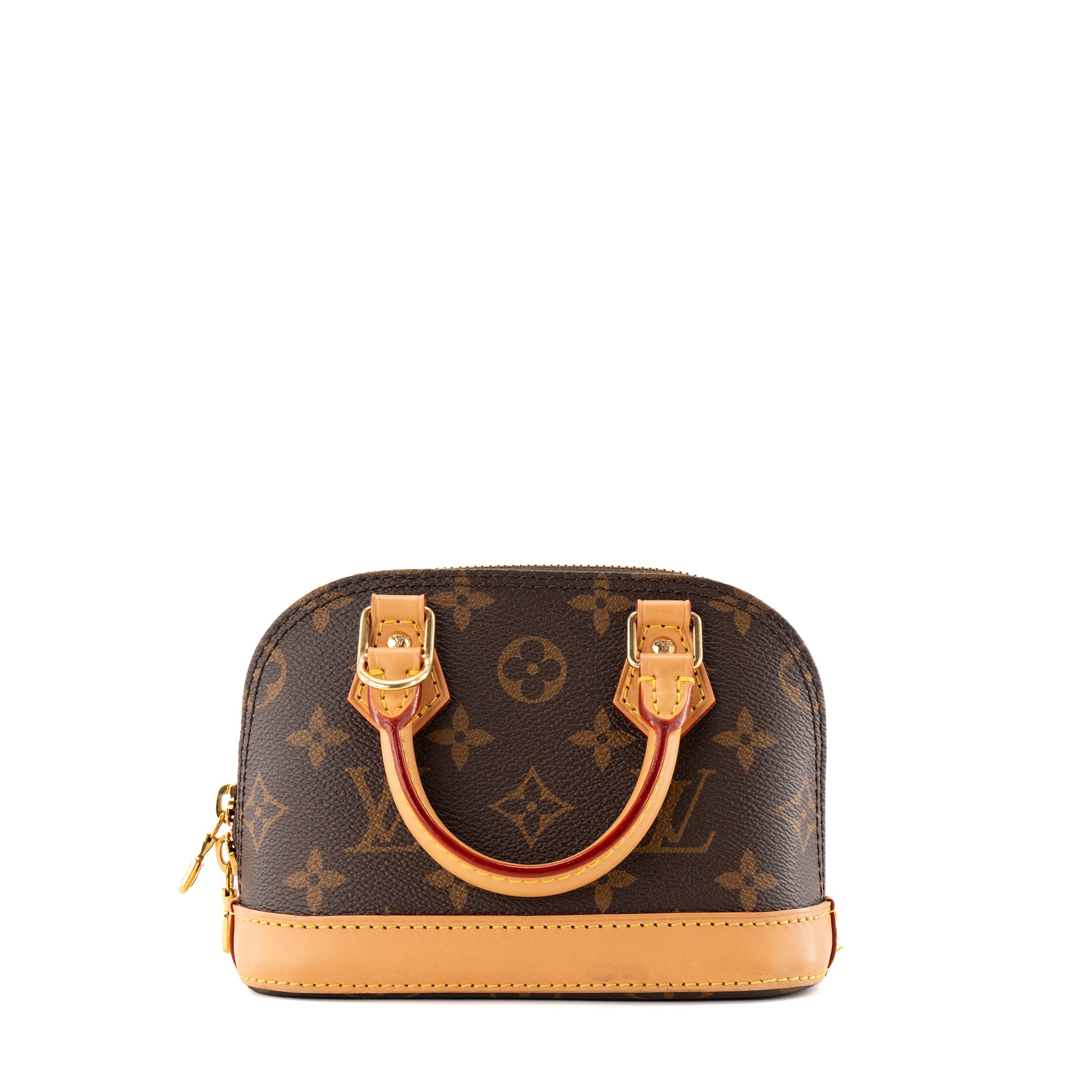 LOUIS VUITTON - Sac à bandoulière Nano Alma Louis Vuitton en toile enduite monogrammée