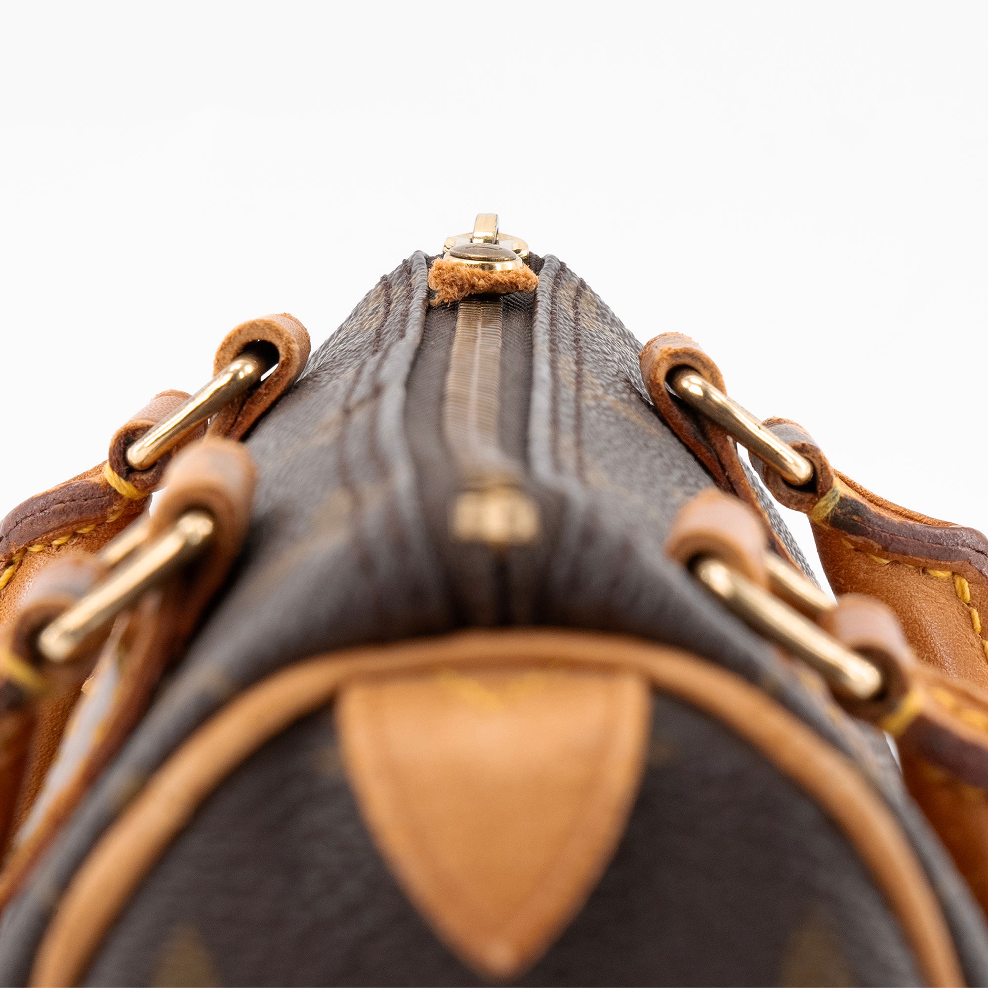 LOUIS VUITTON - Sac à bandoulière Nano Speedy Louis Vuitton en toile enduite monogrammée