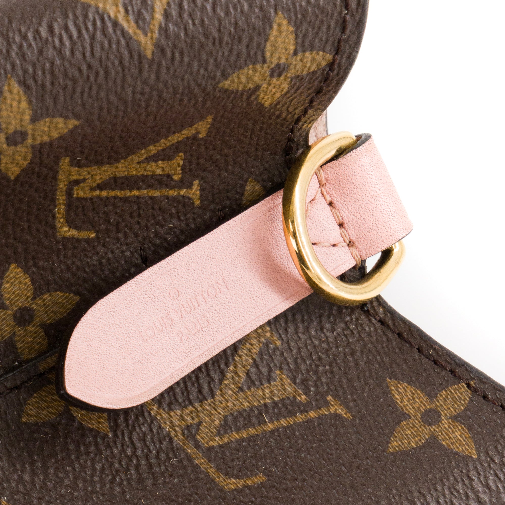 LOUIS VUITTON - Sac à bandoulière Néo Noé Louis Vuitton en toile enduite monogrammée marron et rose