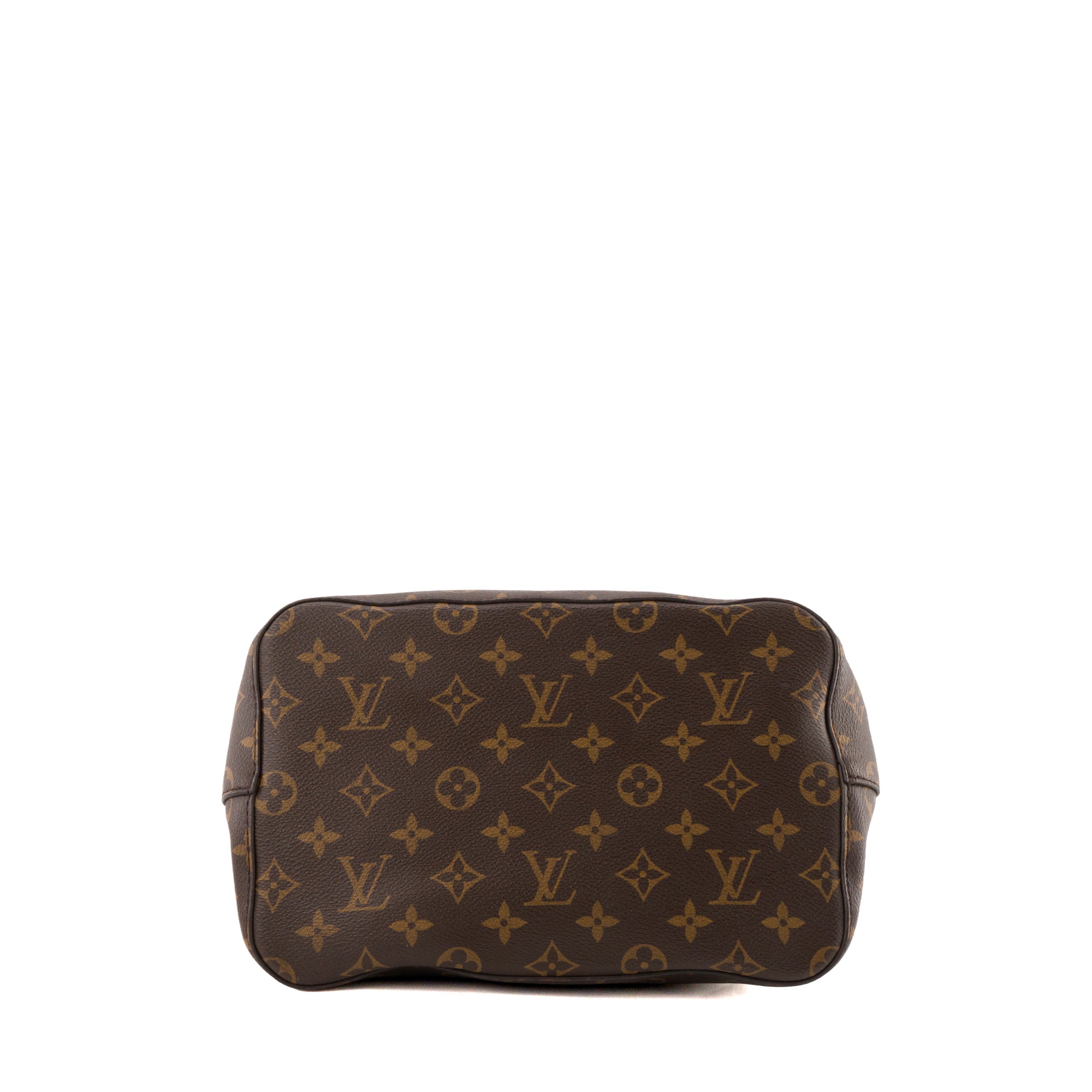 LOUIS VUITTON - Sac à bandoulière NeoNoe Louis Vuitton en toile enduite monogrammée et cuir rouge