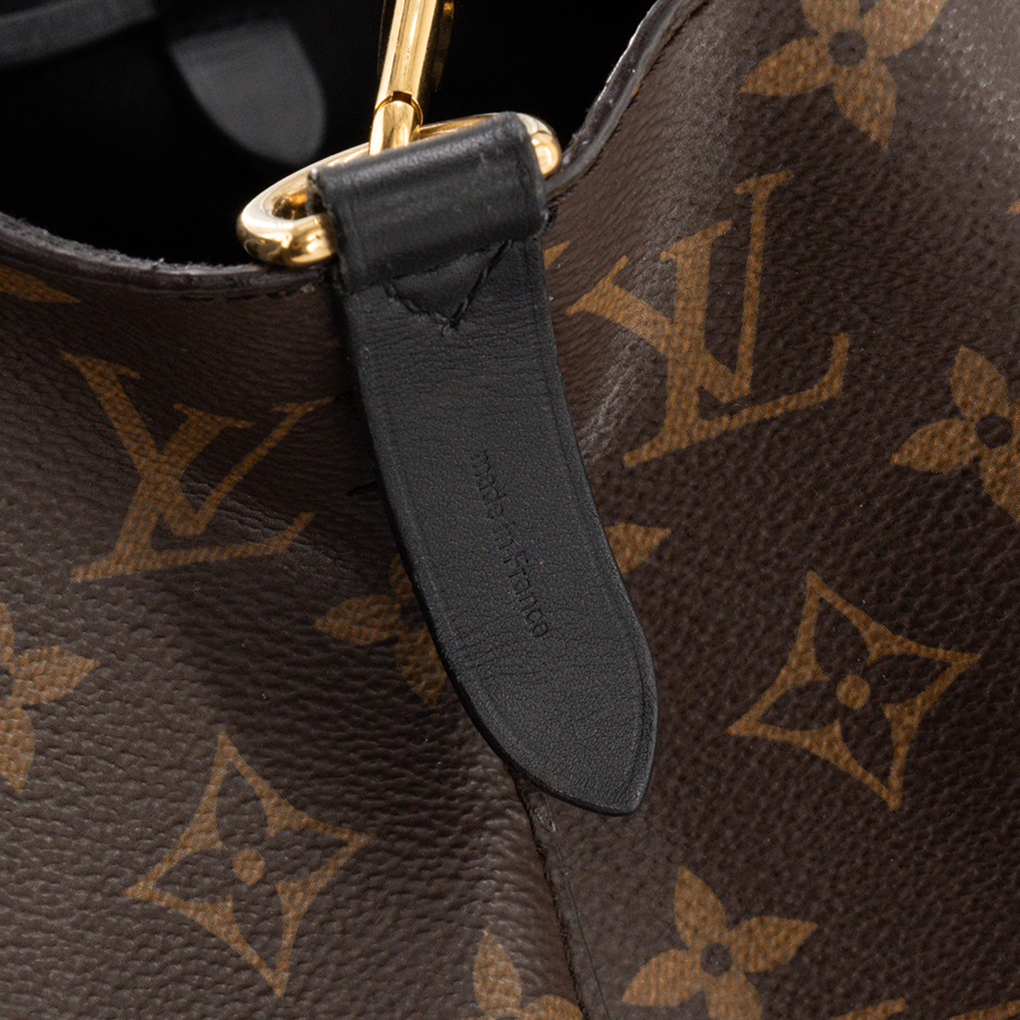 LOUIS VUITTON - Sac à bandoulière NéoNoé Louis Vuitton en toile enduite monogrammée marron et noir