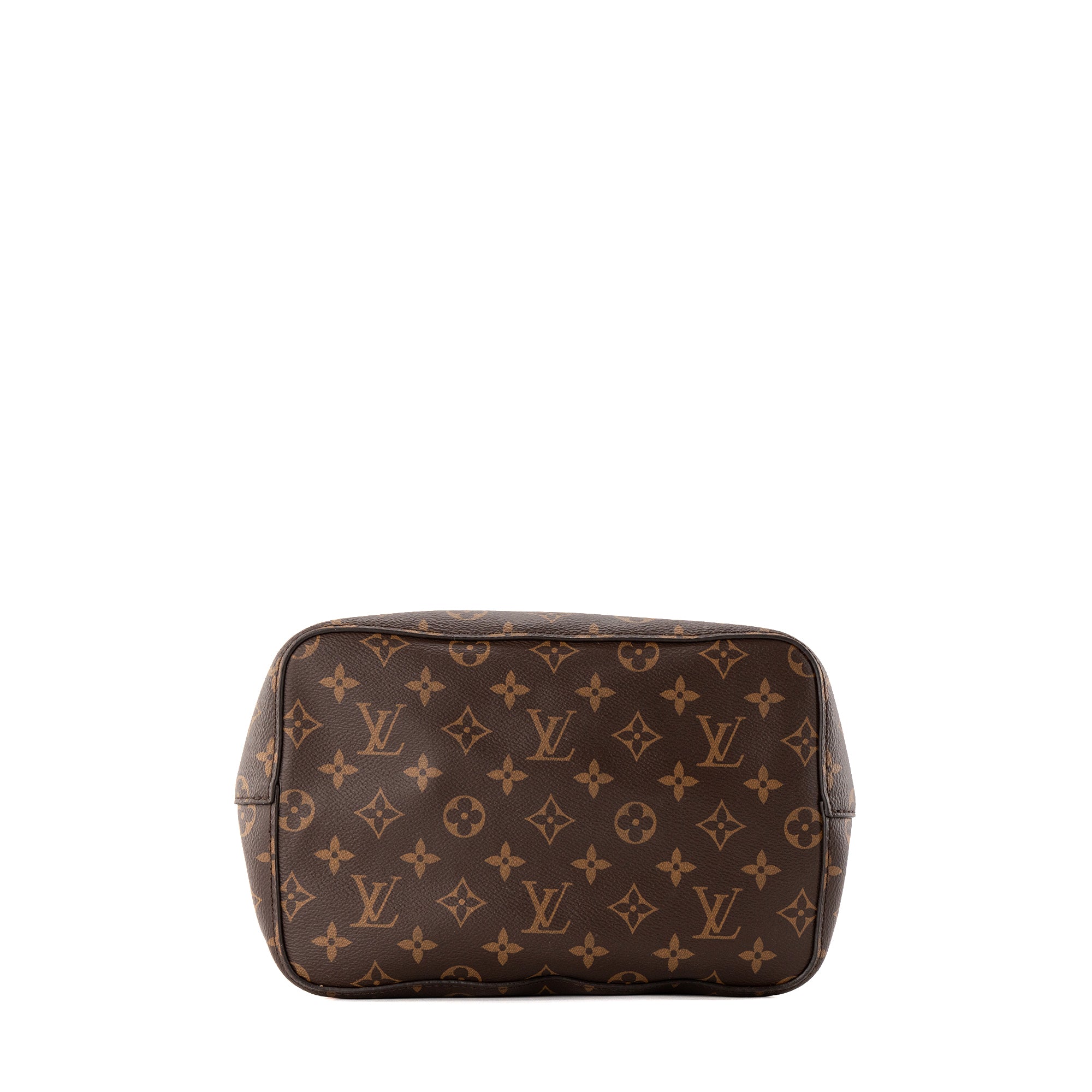 LOUIS VUITTON - Sac à bandoulière NeoNoe Louis Vuitton en toile enduite monogrammée et cuir rouge