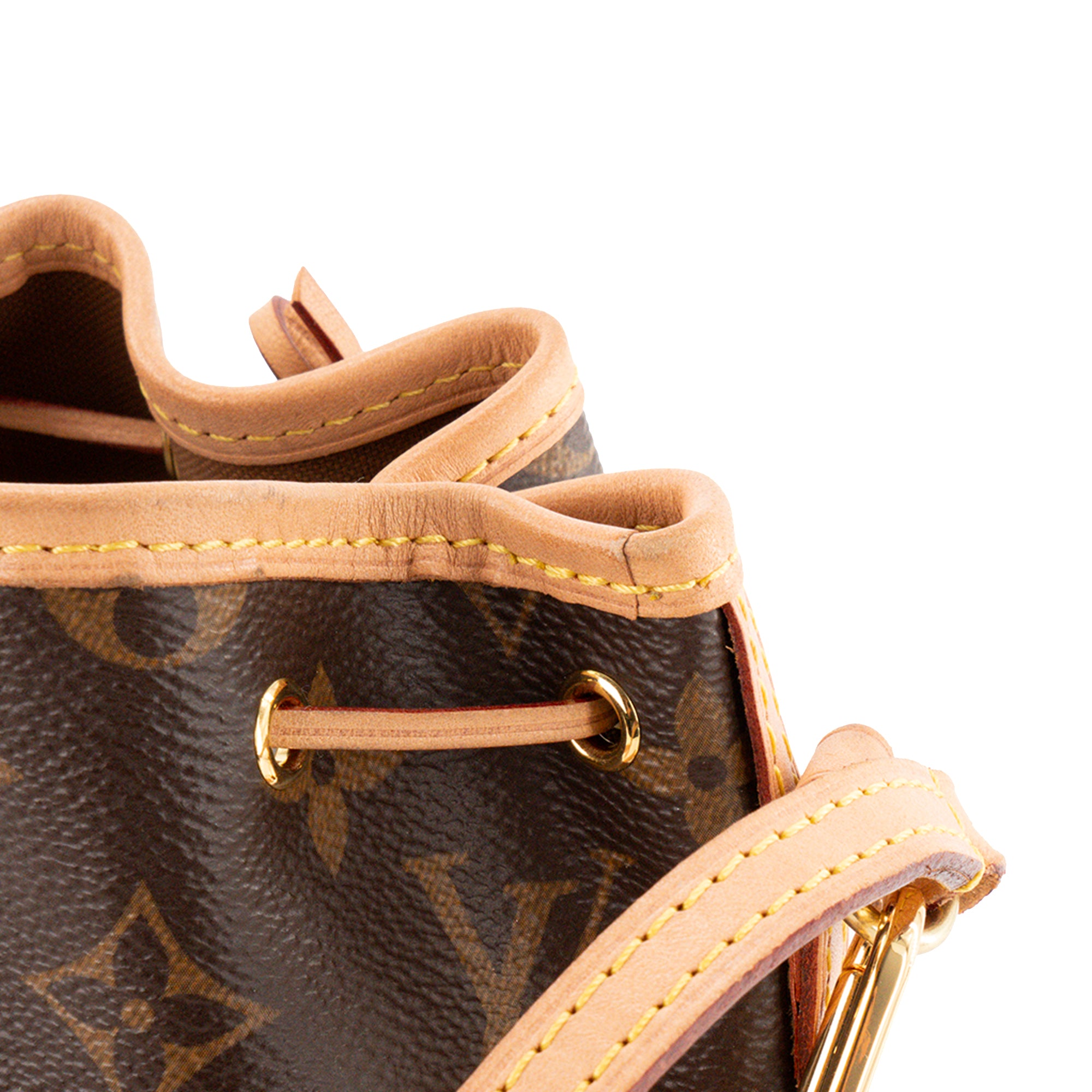 LOUIS VUITTON - Sac à bandoulière Noé Nano Louis Vuitton en toile enduite monogrammée