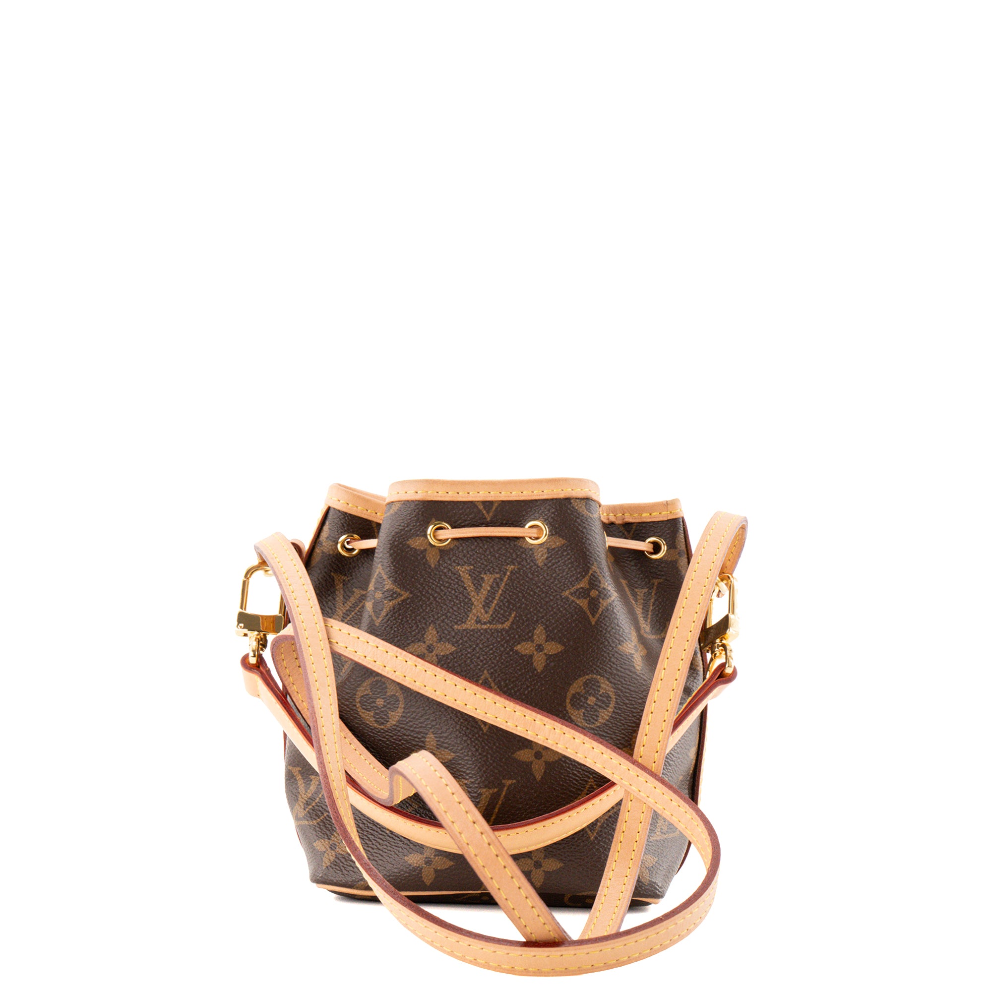 LOUIS VUITTON - Sac à bandoulière Noé Nano Louis Vuitton en toile enduite monogrammée