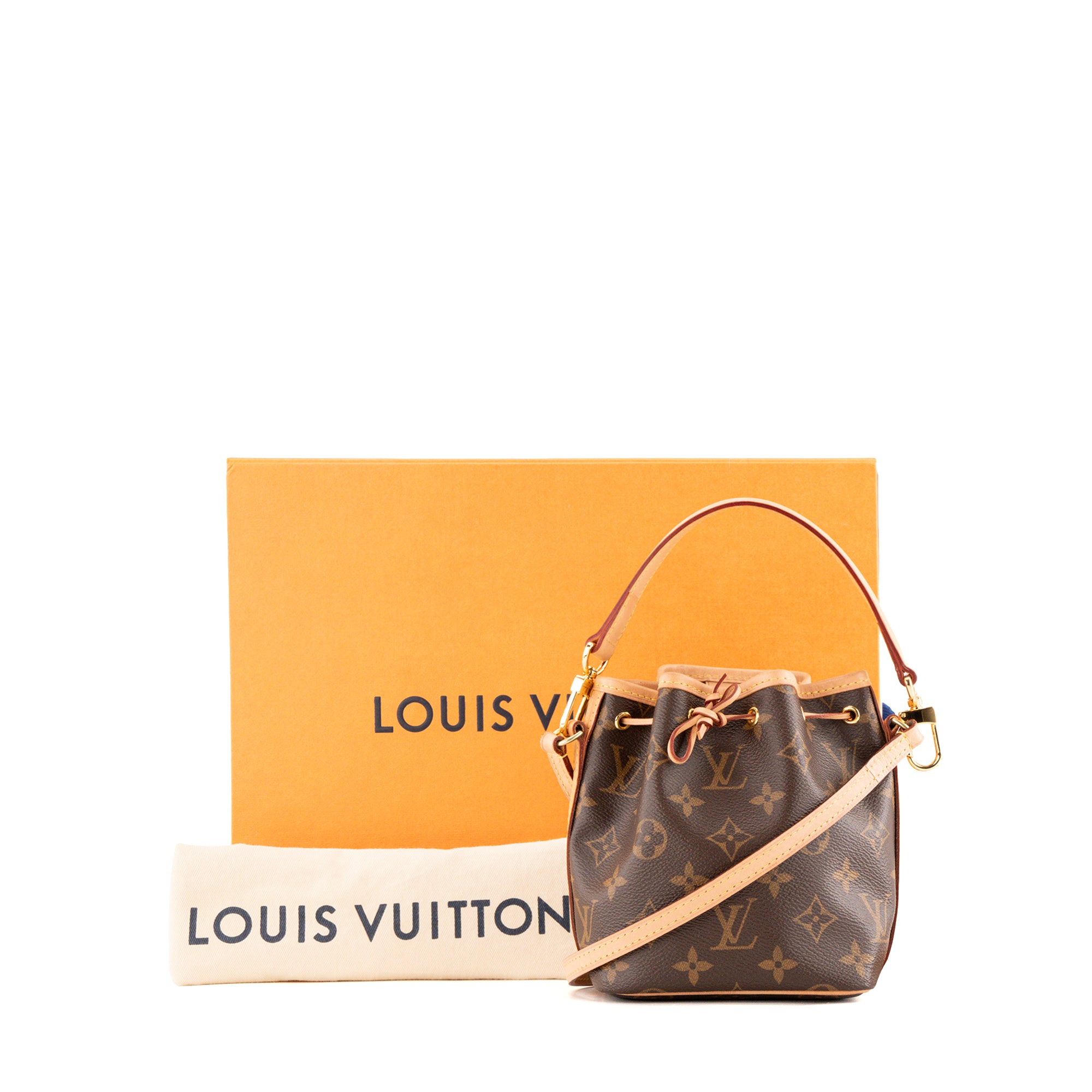 LOUIS VUITTON - Sac à bandoulière Noé Nano Louis Vuitton en toile enduite monogrammée