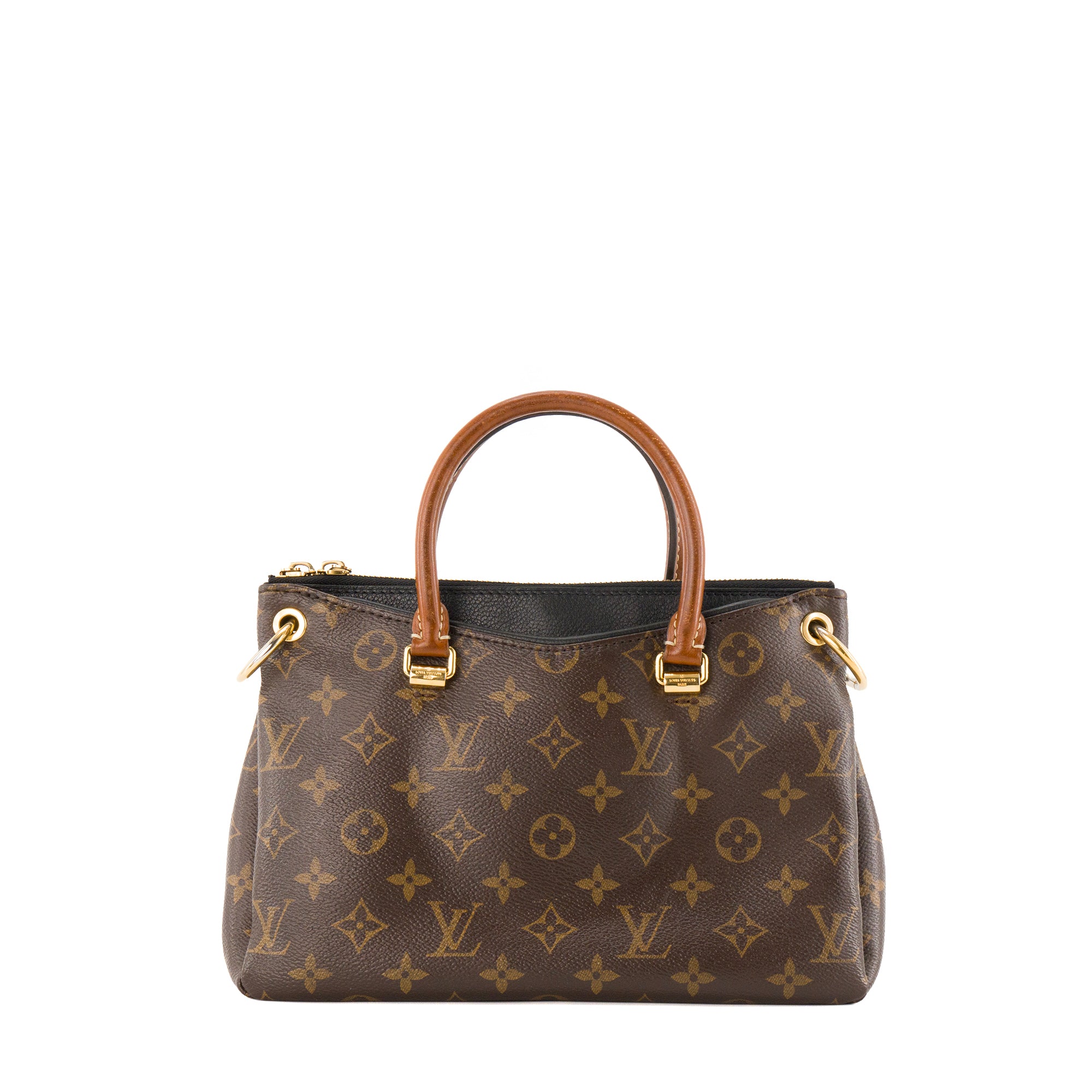 LOUIS VUITTON - Sac à bandoulière Pallas BB Louis Vuitton en toile enduite monogrammée