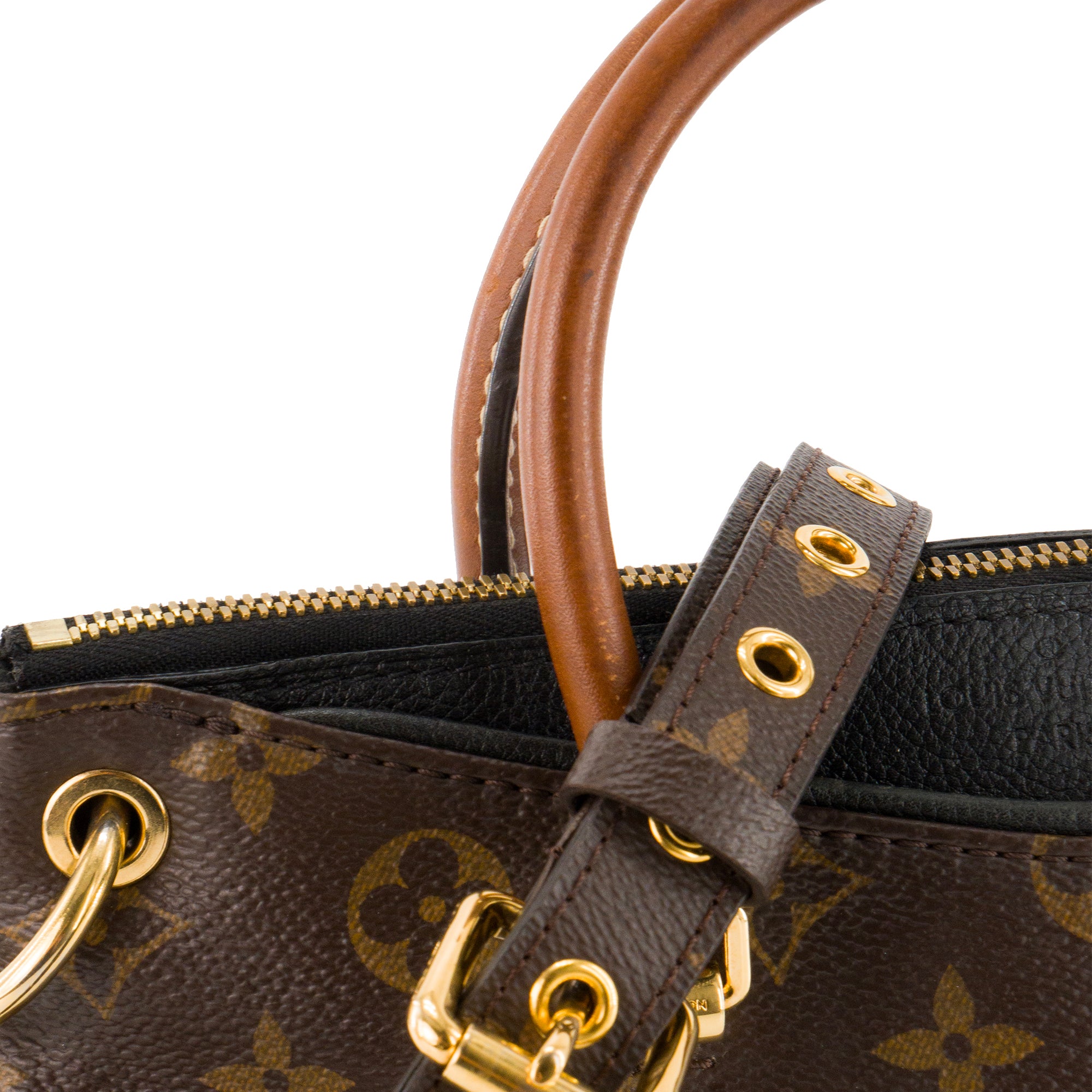 LOUIS VUITTON - Sac à bandoulière Pallas BB Louis Vuitton en toile enduite monogrammée