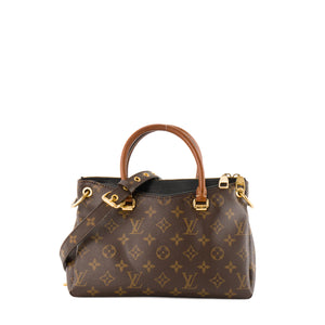 LOUIS VUITTON - Sac à bandoulière Pallas BB Louis Vuitton en toile enduite monogrammée