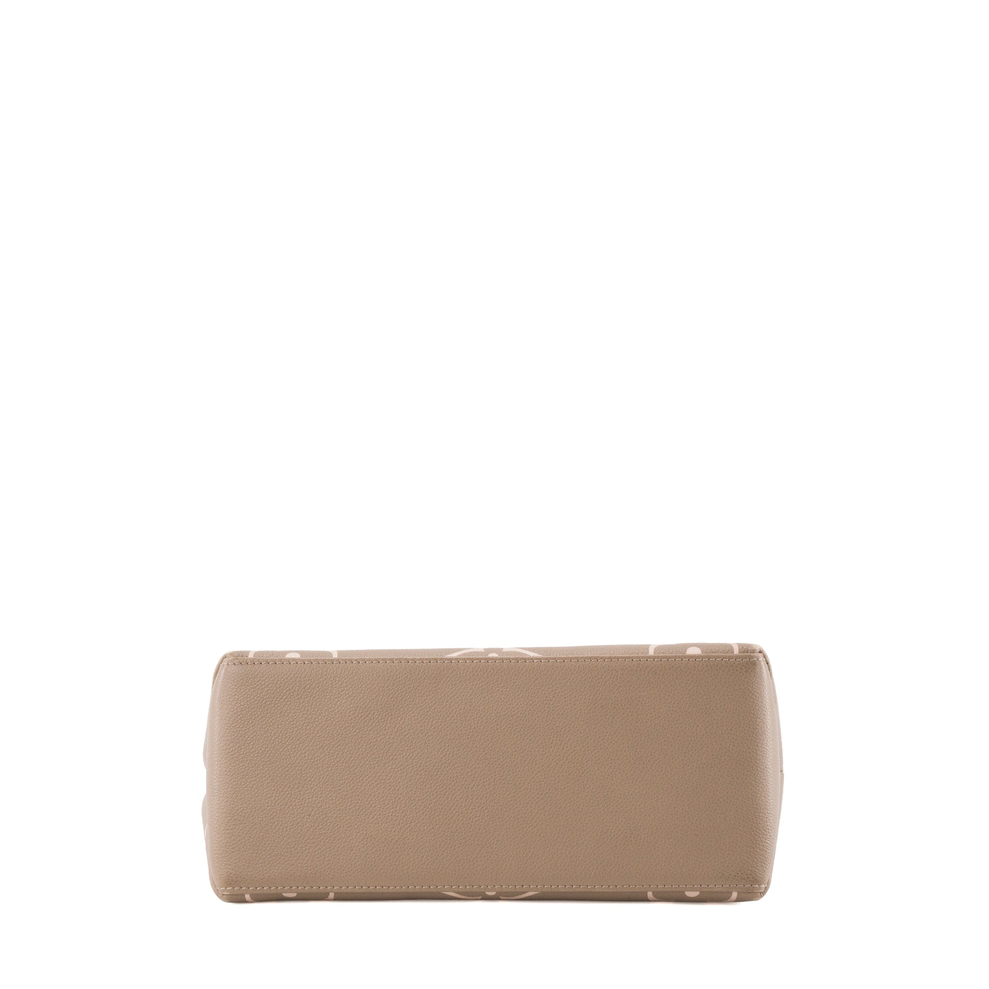 LOUIS VUITTON - Sac à bandoulière Petit Palais Louis Vuitton en cuir empreinte gris et beige