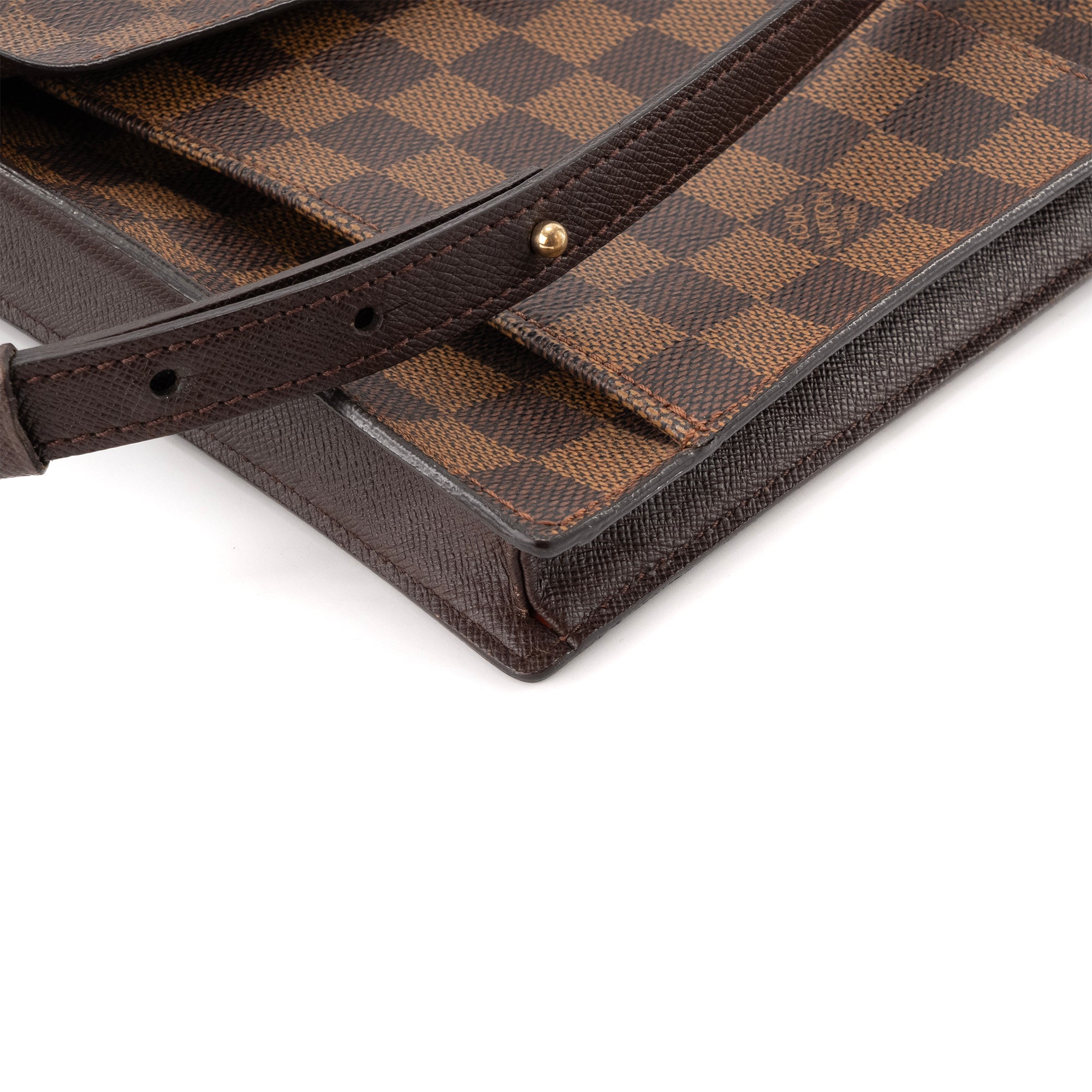 LOUIS VUITTON - Sac à bandoulière Pimlico Louis Vuitton en toile enduite damier ébène
