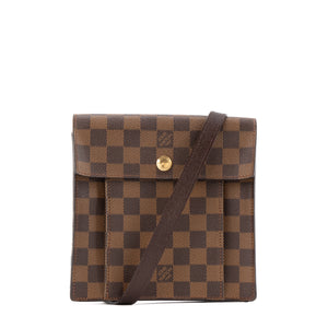 LOUIS VUITTON - Sac à bandoulière Pimlico Louis Vuitton en toile enduite damier ébène