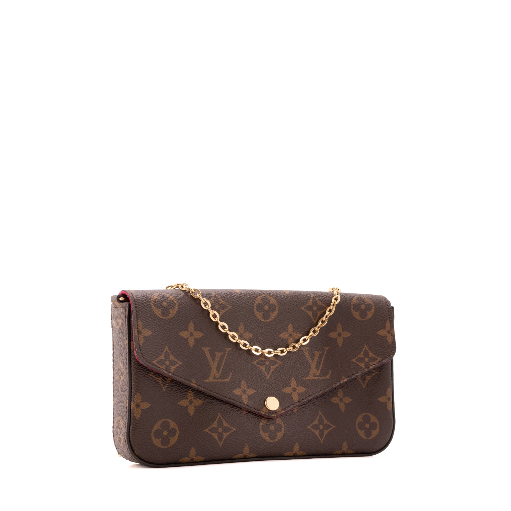 LOUIS VUITTON - Sac à bandoulière Pochette Félicie Louis Vuitton en toile enduite monogrammée