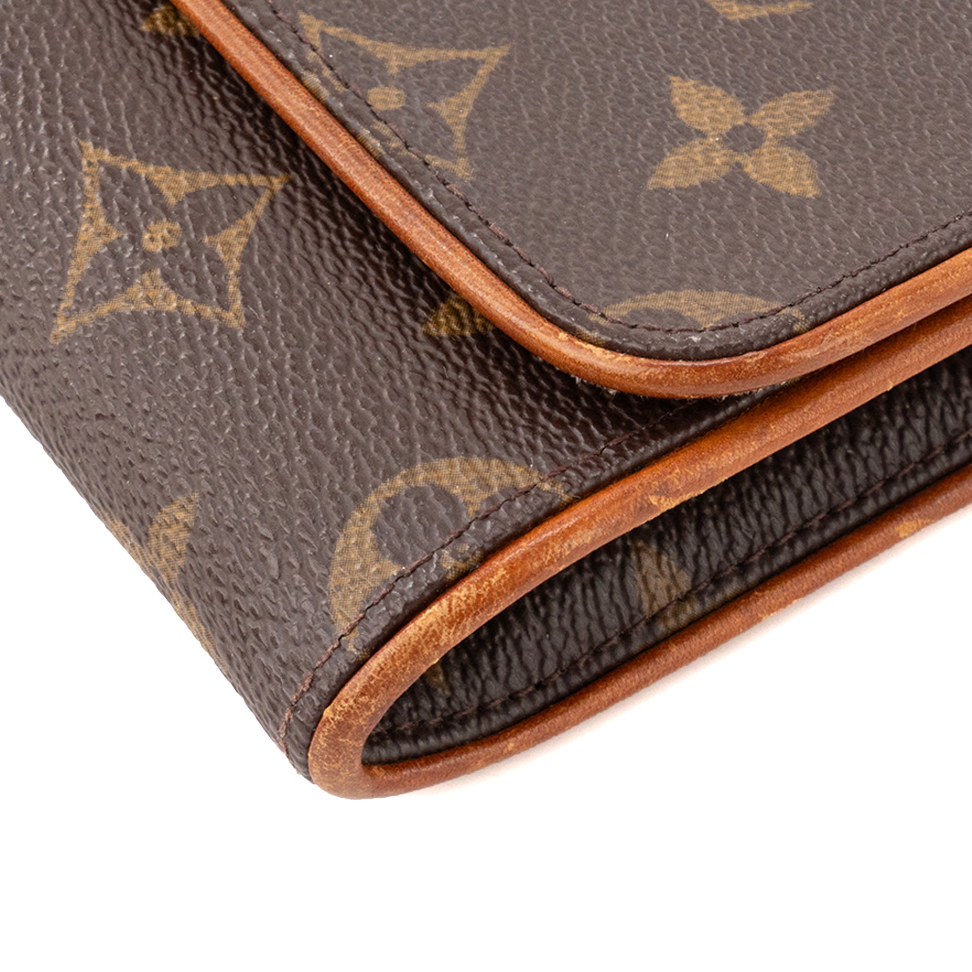 LOUIS VUITTON - Sac à bandoulière Pochette Twin Louis Vuitton en toile enduite monogrammée vintage