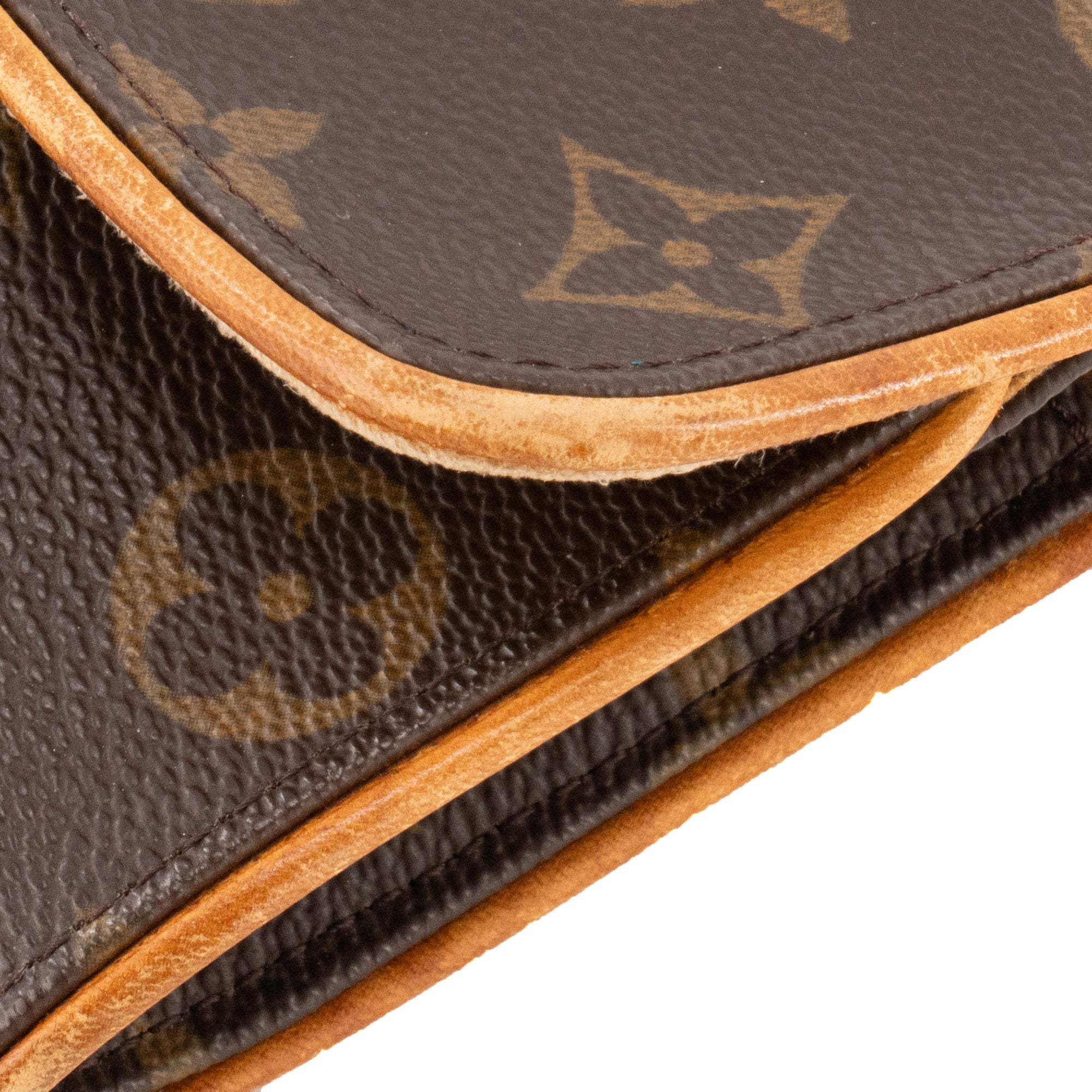 LOUIS VUITTON - Sac à bandoulière Pochette Twin PM Louis Vuitton en toile enduite monogrammée vintage