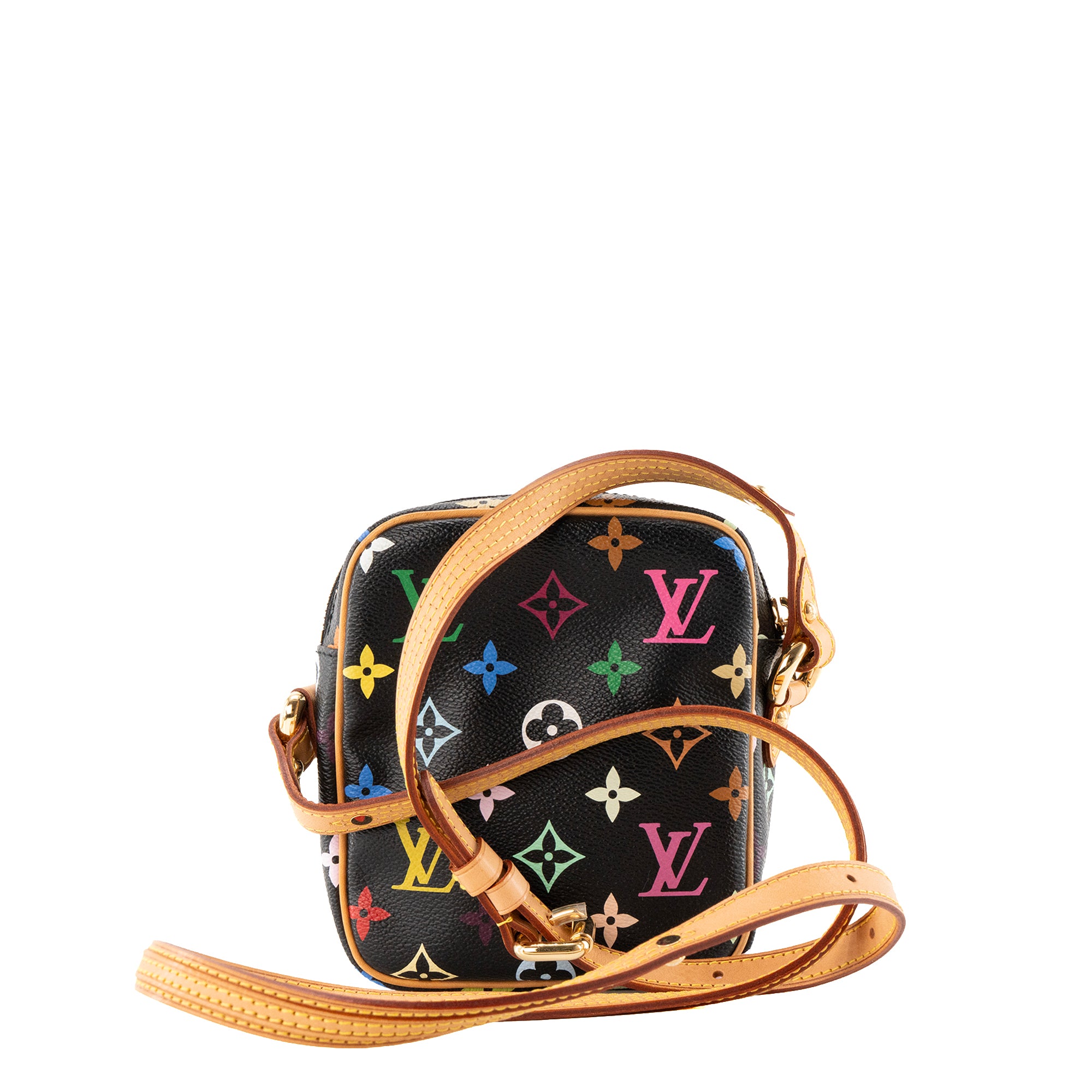 LOUIS VUITTON - Sac à bandoulière Rift Louis Vuitton x Murakami en toile enduite monogrammée multicolore