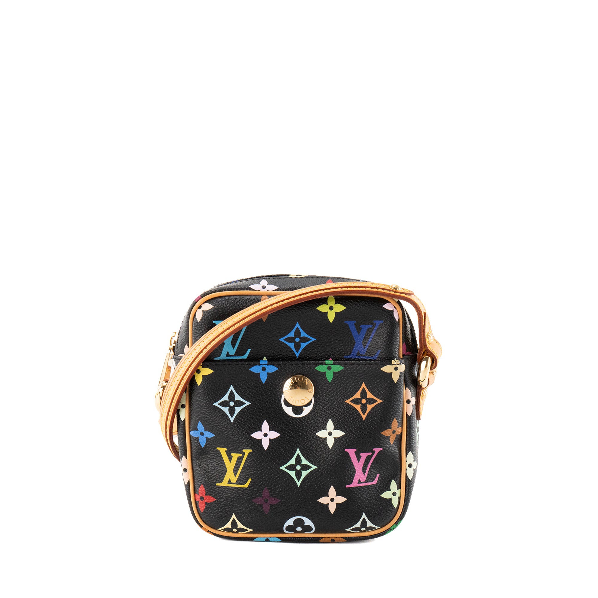 LOUIS VUITTON - Sac à bandoulière Rift Louis Vuitton x Murakami en toile enduite monogrammée multicolore