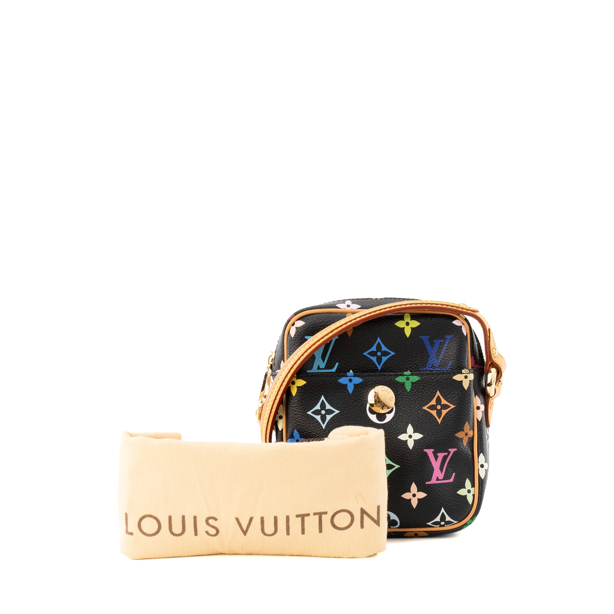 LOUIS VUITTON - Sac à bandoulière Rift Louis Vuitton x Murakami en toile enduite monogrammée multicolore