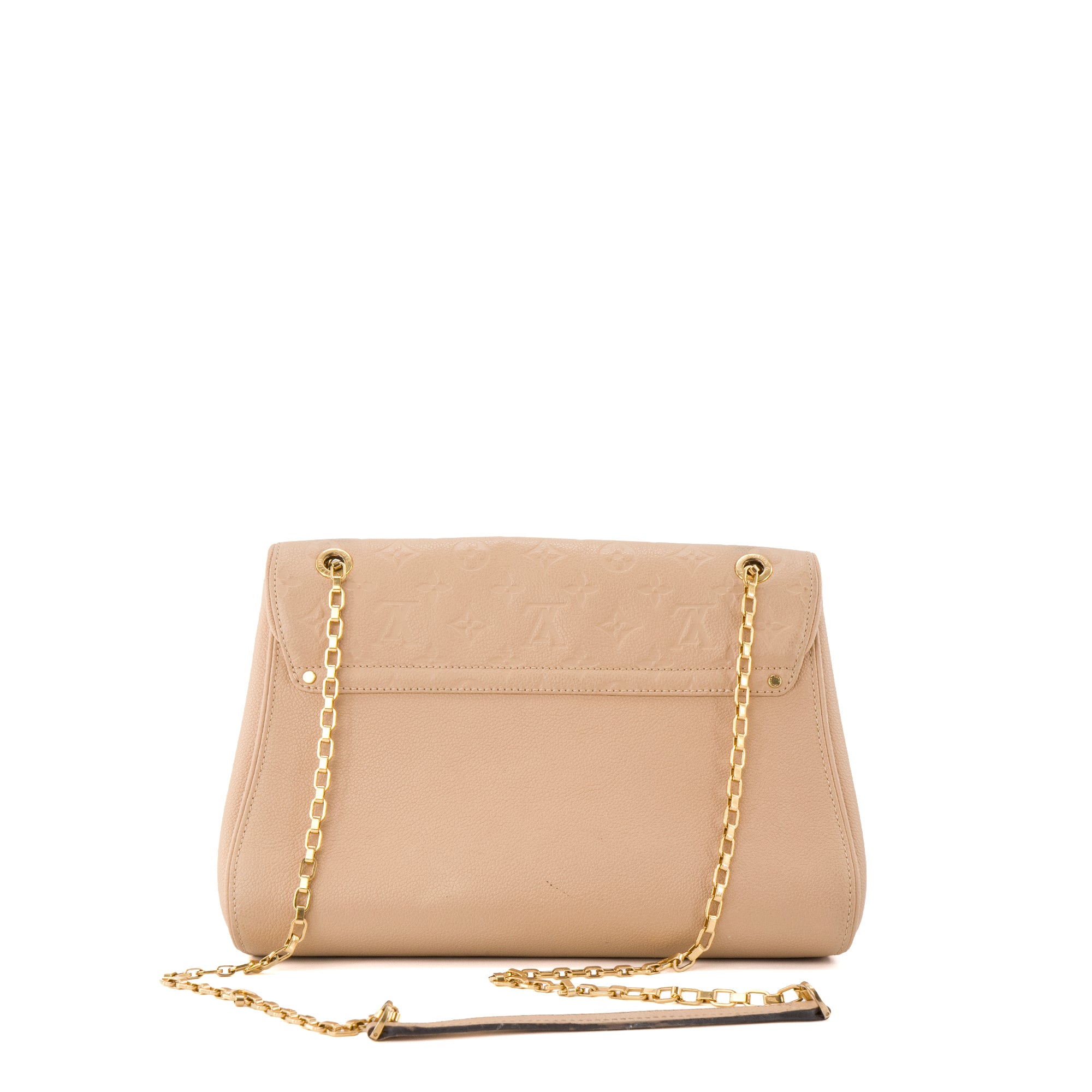 LOUIS VUITTON - Sac à bandoulière Saint Germain Louis Vuitton en cuir grainé beige