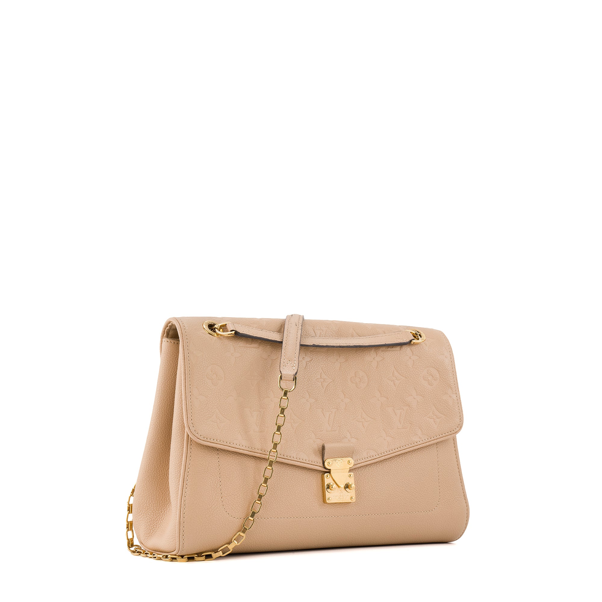 LOUIS VUITTON - Sac à bandoulière Saint Germain Louis Vuitton en cuir grainé beige