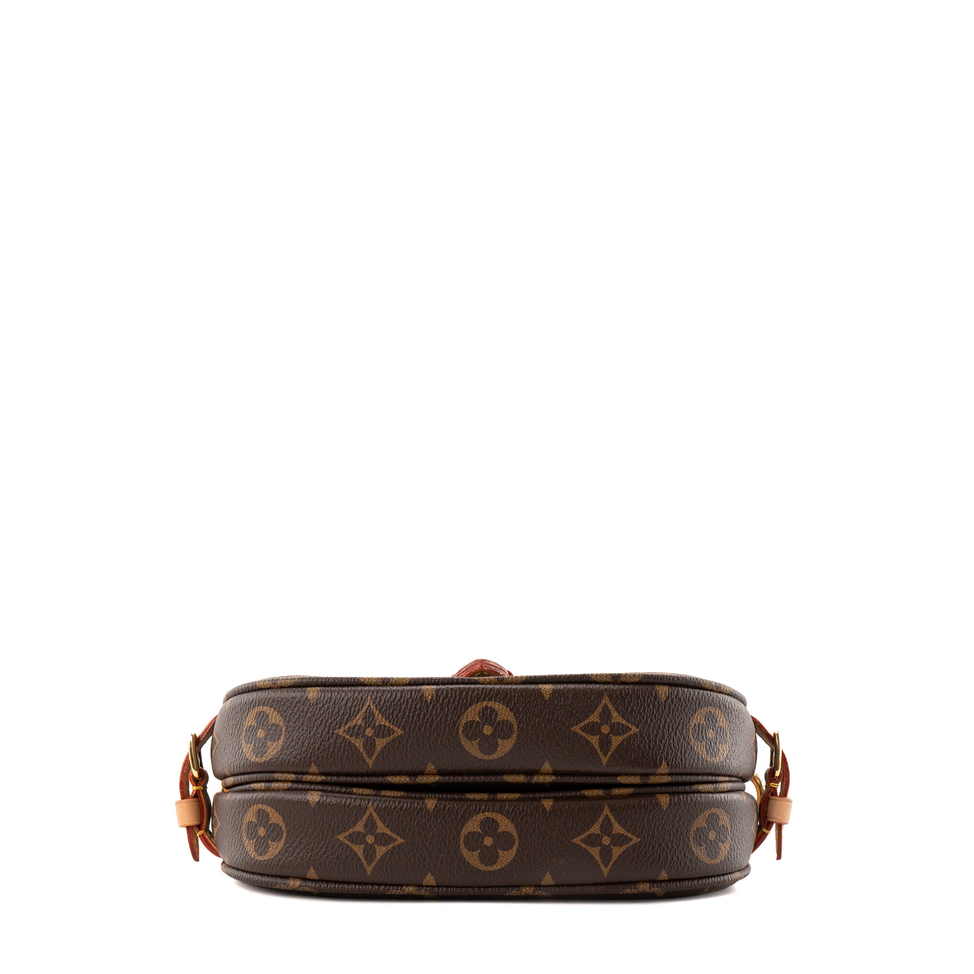 LOUIS VUITTON - Sac à bandoulière Saumur BB Louis Vuitton en toile enduite monogrammée