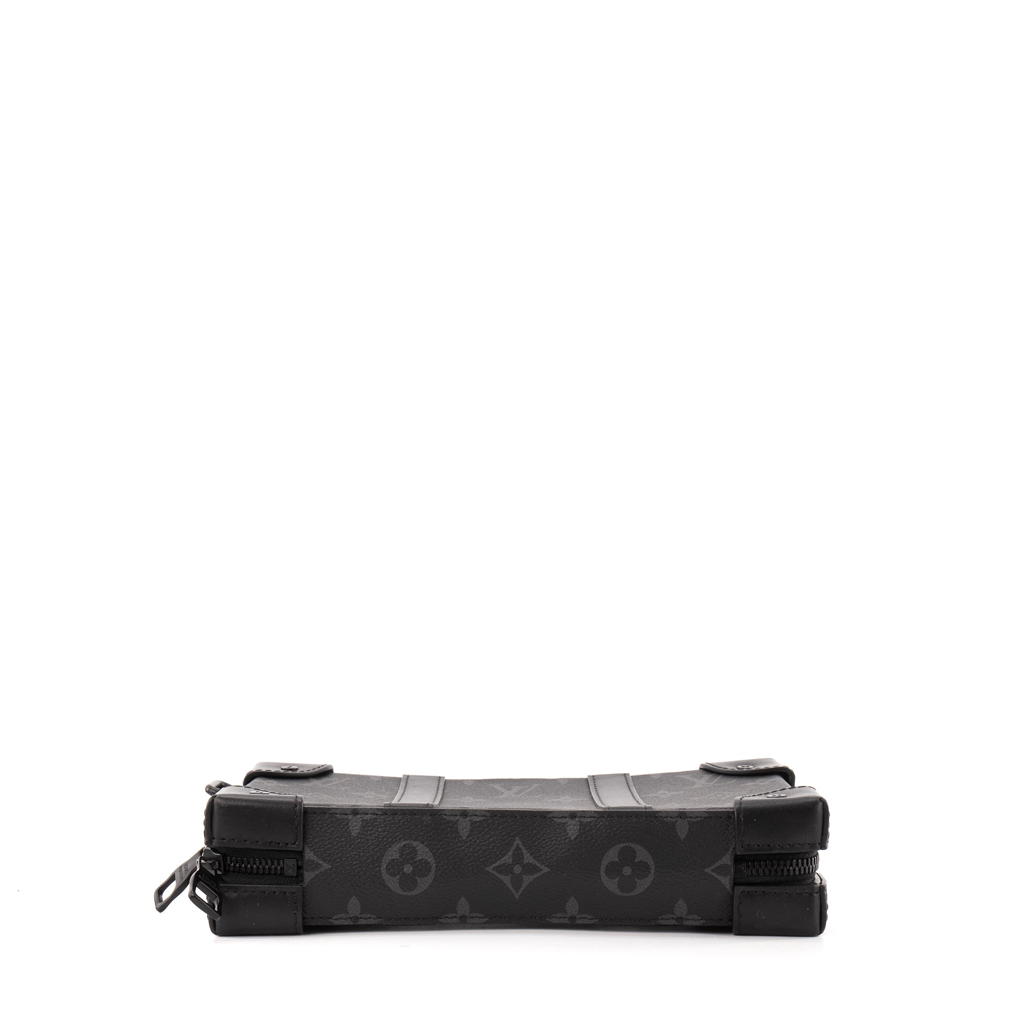 LOUIS VUITTON - Sac à bandoulière Soft Trunk Louis Vuitton en toile enduite monogrammée éclipse