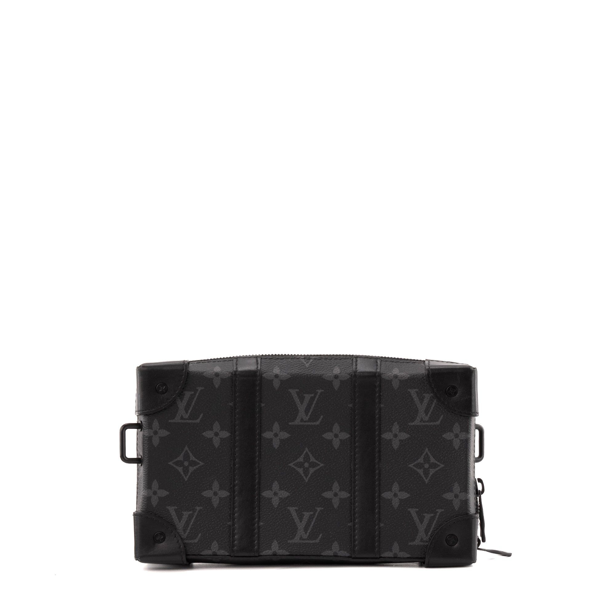 LOUIS VUITTON - Sac à bandoulière Soft Trunk Louis Vuitton en toile enduite monogrammée éclipse