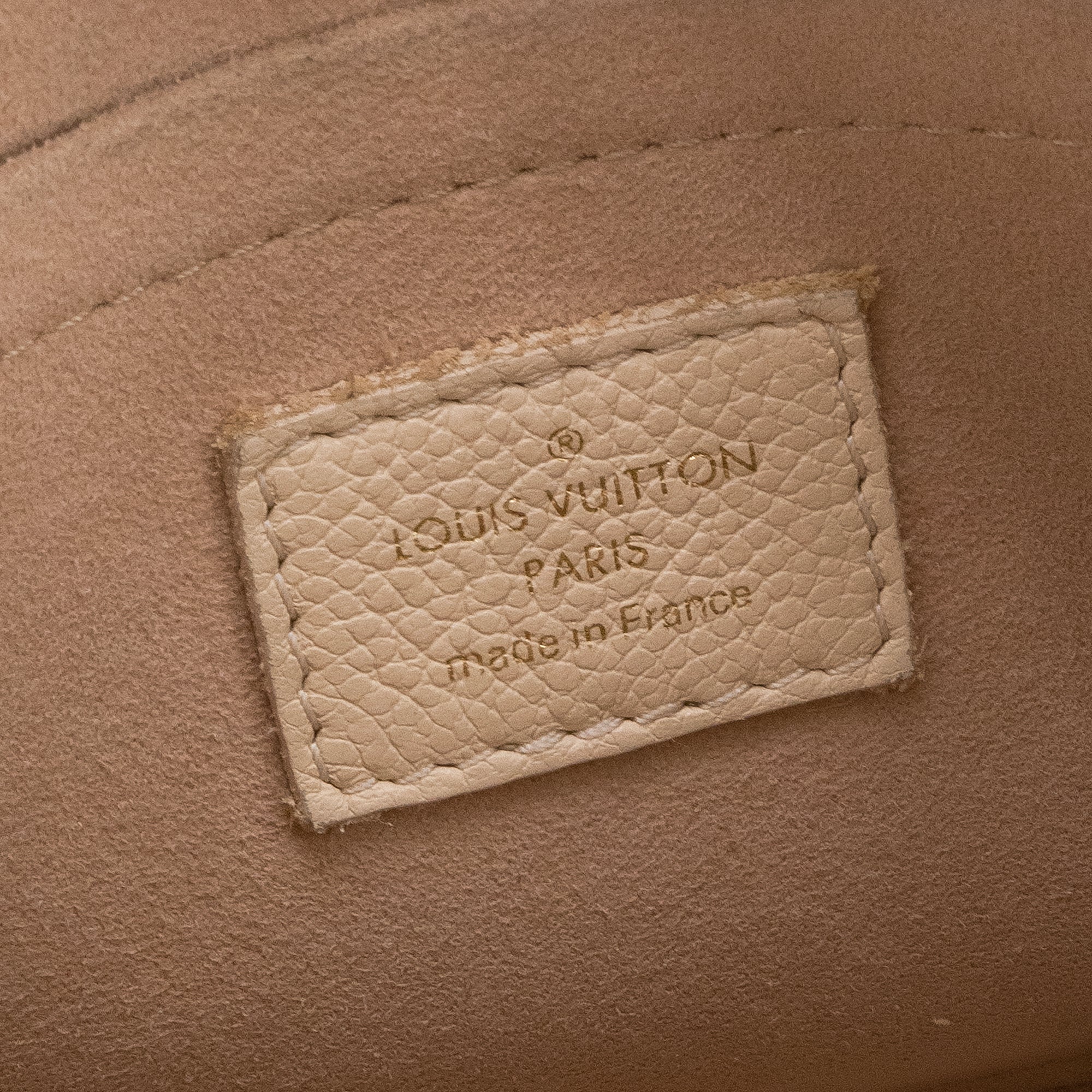 LOUIS VUITTON - Sac à bandoulière Speedy 20 Louis Vuitton en cuir empreinte beige édition limitée