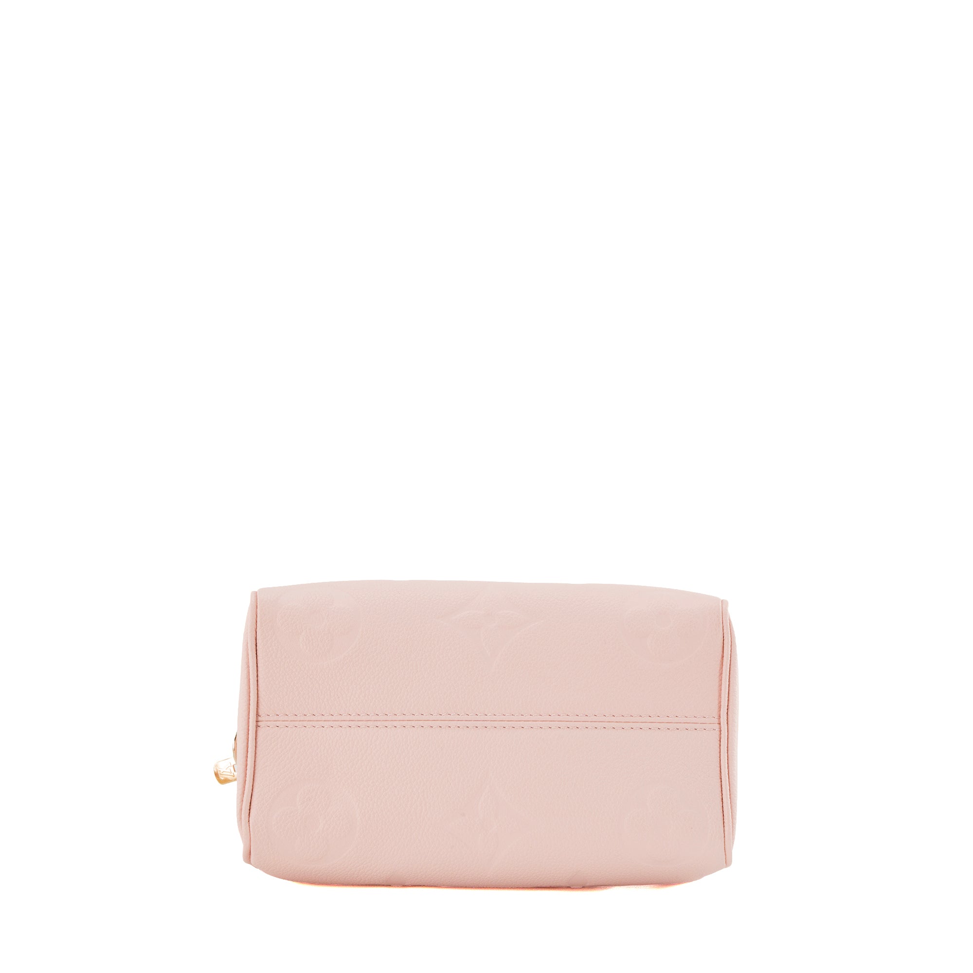 LOUIS VUITTON - Sac à bandoulière Speedy 20 Louis Vuitton en cuir empreinte rose