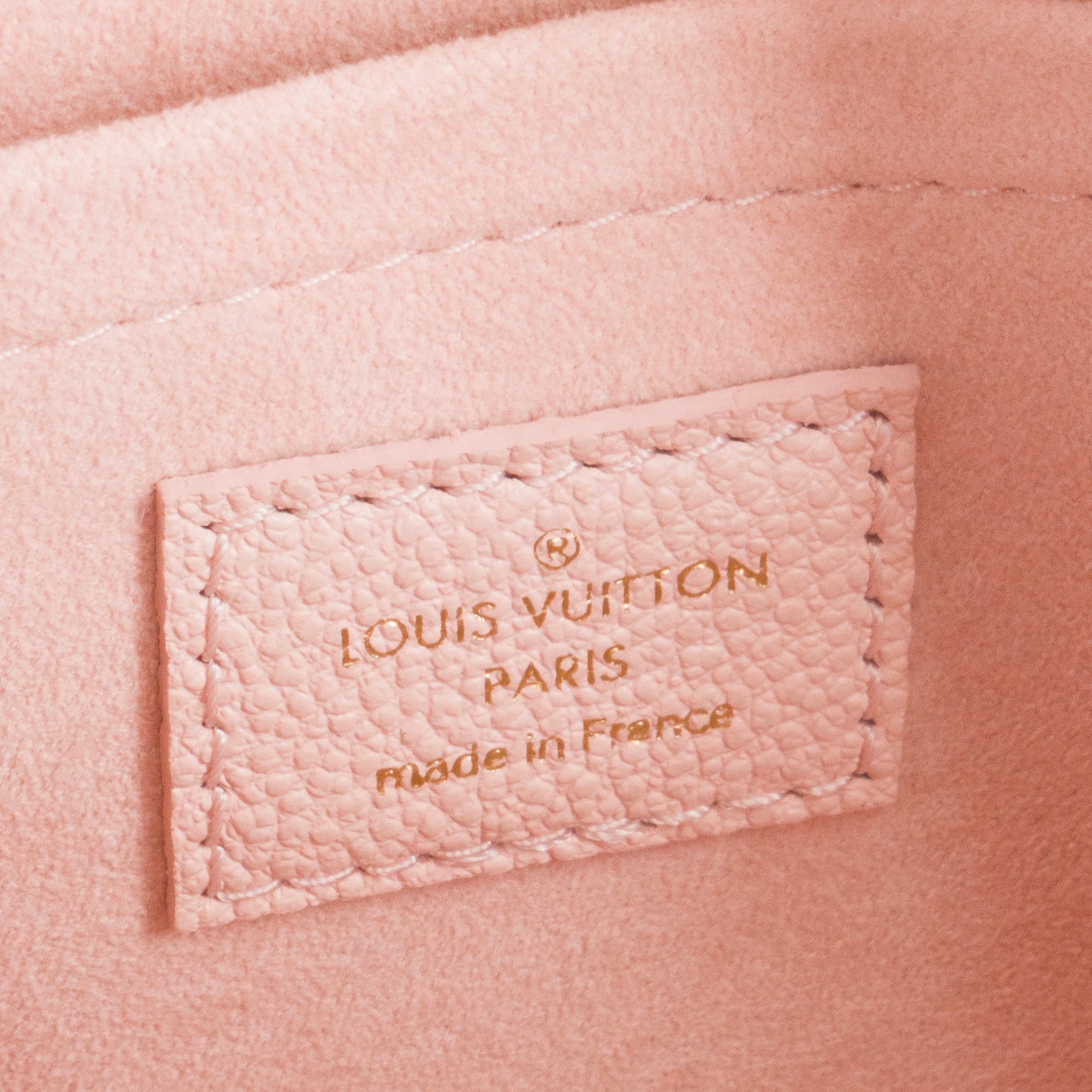 LOUIS VUITTON - Sac à bandoulière Speedy 20 Louis Vuitton en cuir empreinte rose