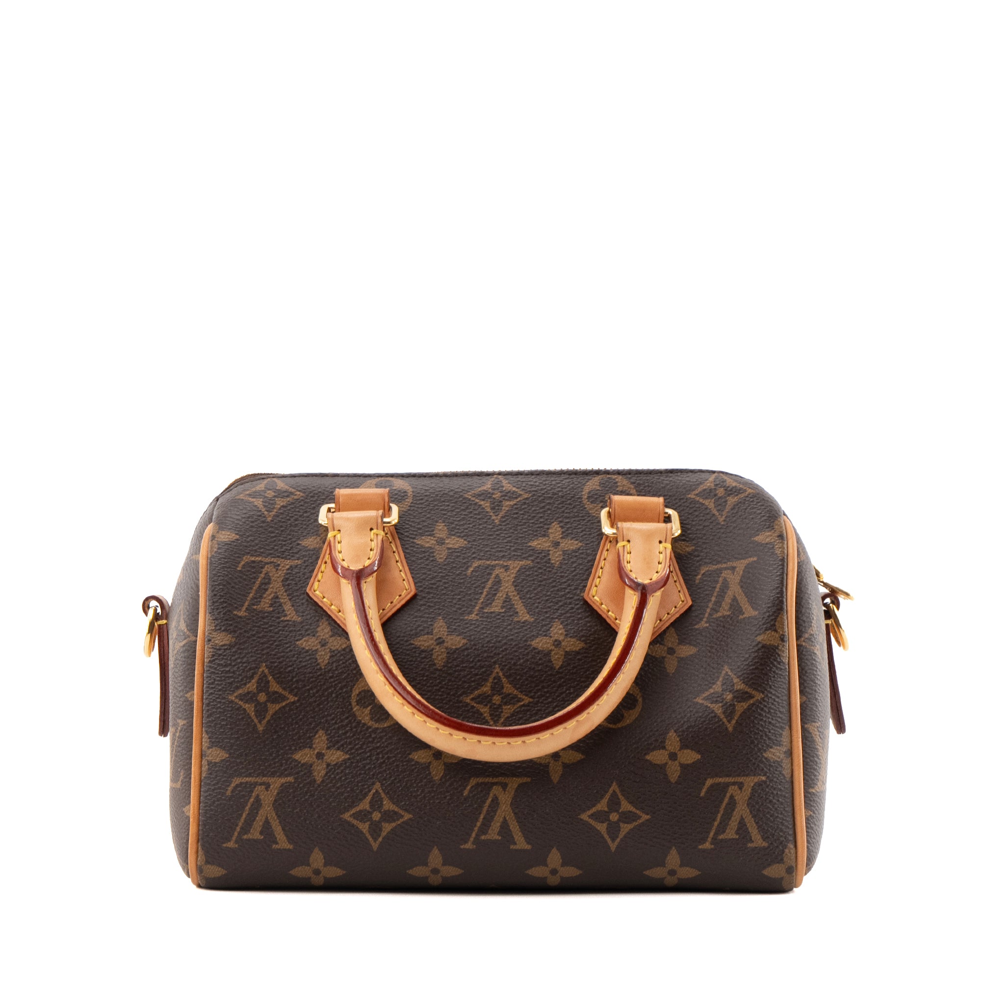 LOUIS VUITTON - Sac à bandoulière Speedy 20 Louis Vuitton en toile enduite monogrammée