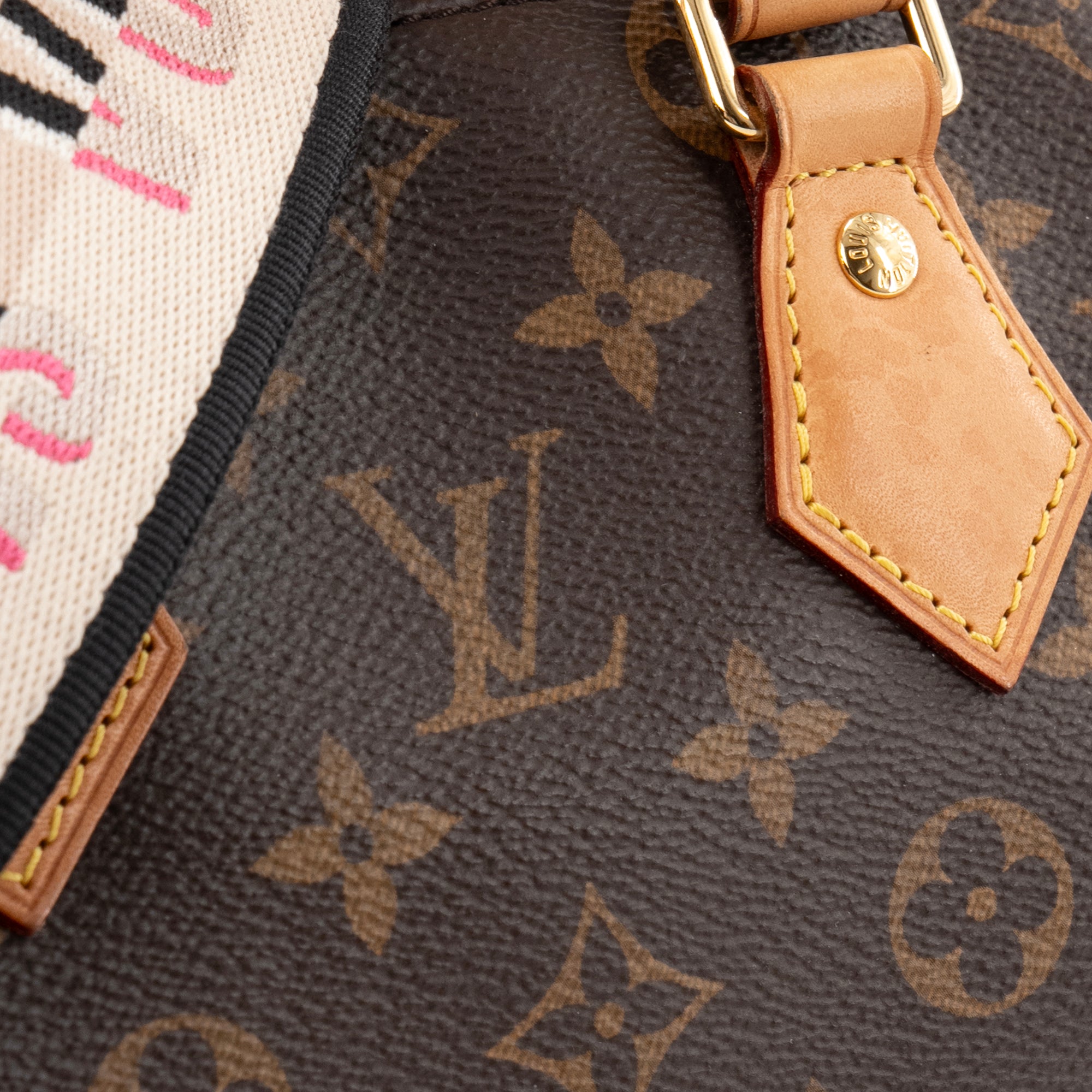 LOUIS VUITTON - Sac à bandoulière Speedy 20 Louis Vuitton en toile enduite monogrammée
