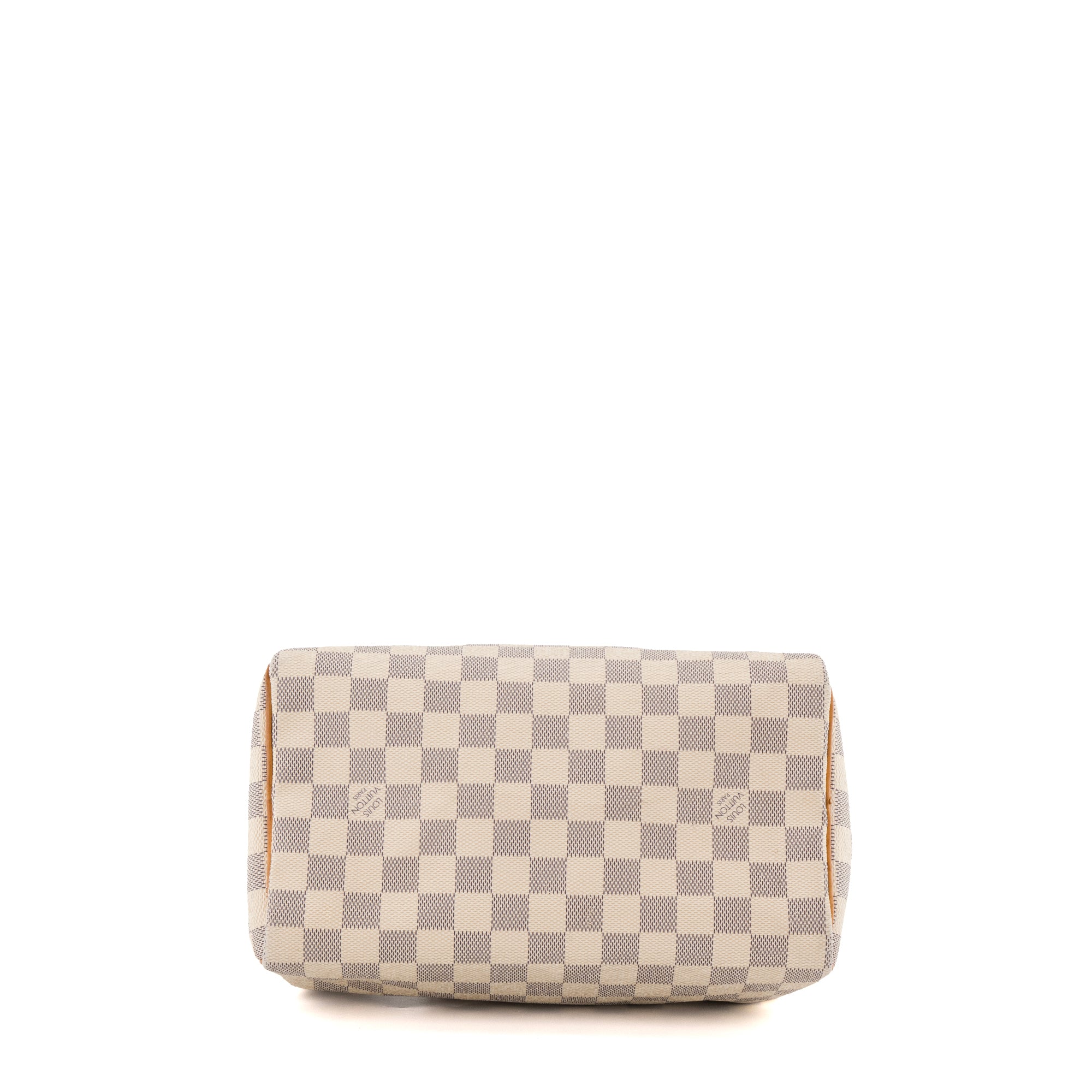 LOUIS VUITTON - Sac à main Speedy 25 Louis Vuitton en toile enduite damier azur