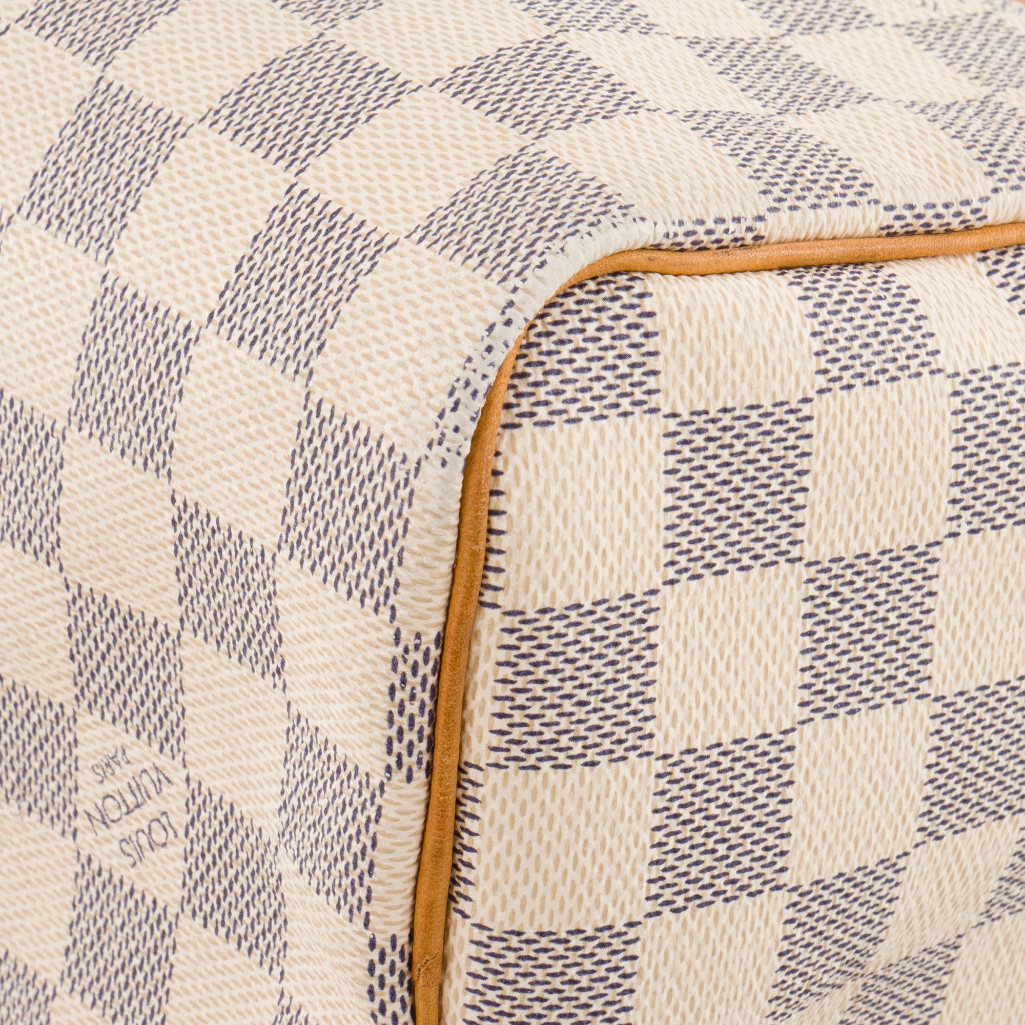 LOUIS VUITTON - Sac à main Speedy 25 Louis Vuitton en toile enduite damier azur