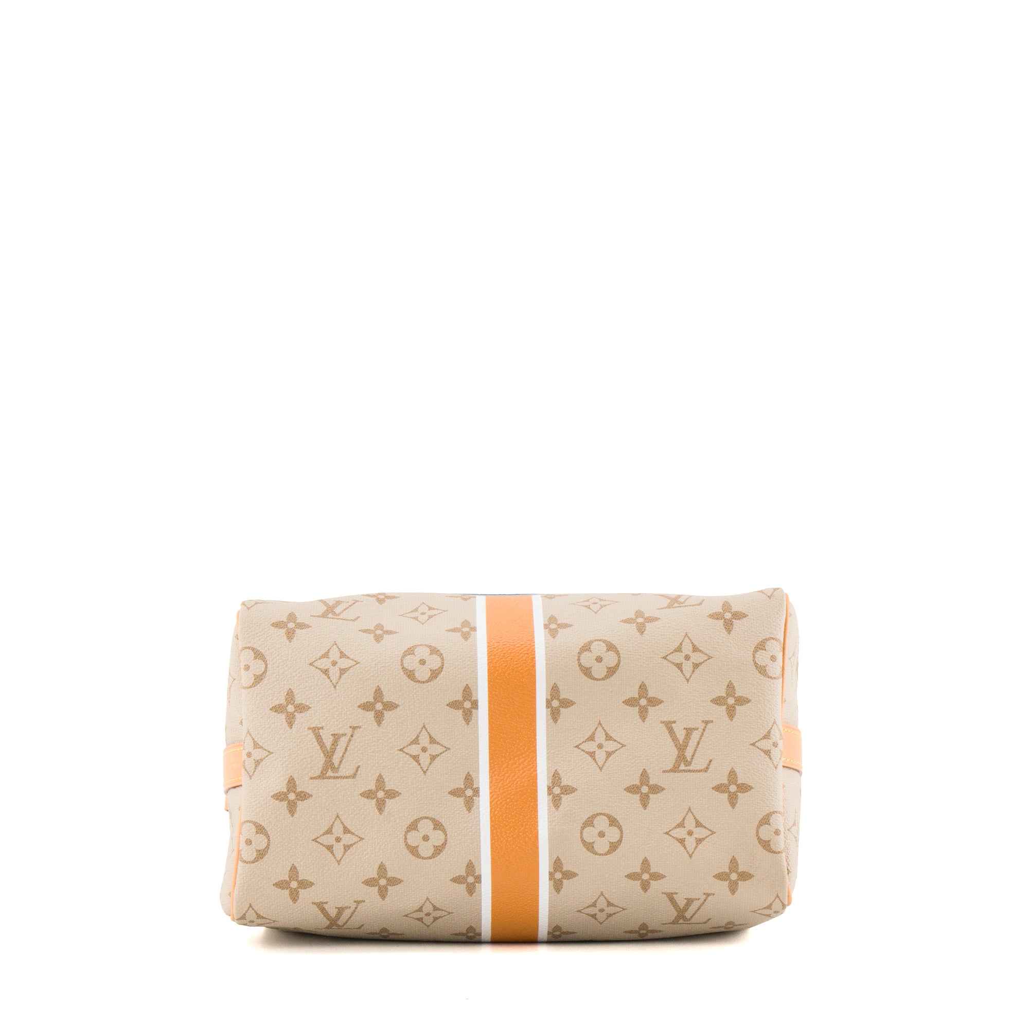 LOUIS VUITTON - Sac à bandoulière Speedy 25 Louis Vuitton en toile enduite Monopaname édition limitée