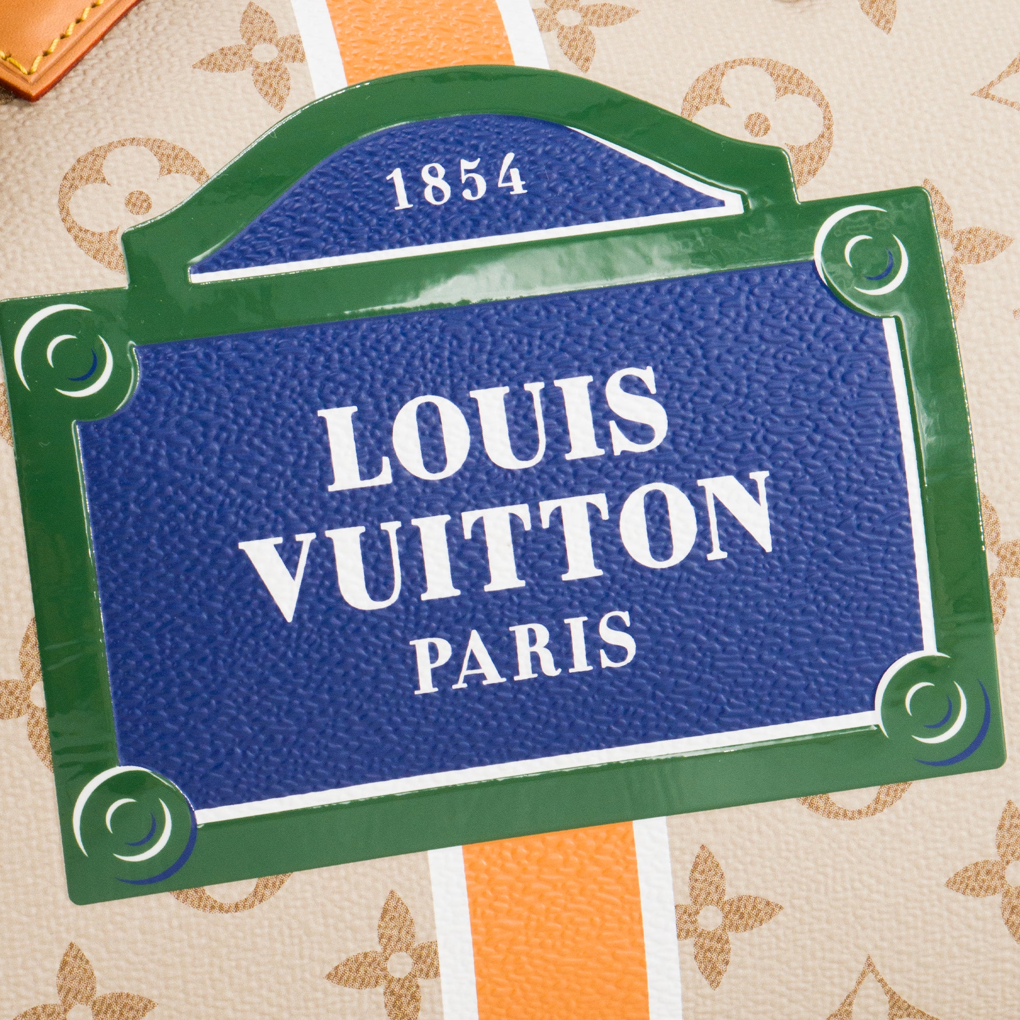 LOUIS VUITTON - Sac à bandoulière Speedy 25 Louis Vuitton en toile enduite Monopaname édition limitée