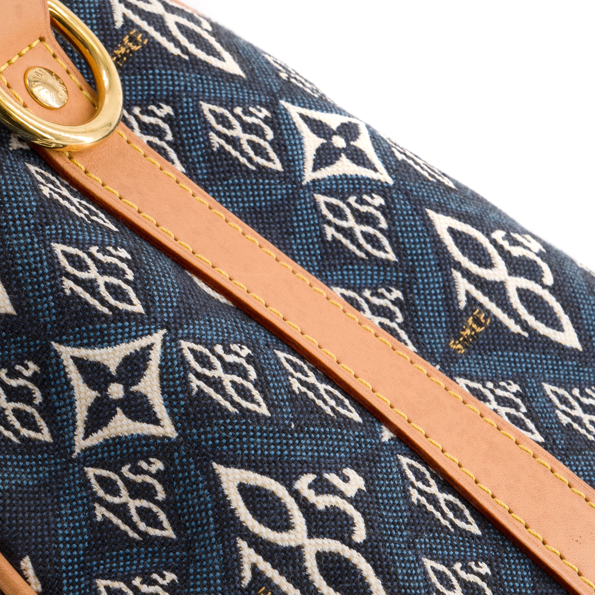 LOUIS VUITTON - Sac à bandoulière Speedy 25 Since 1854 Louis Vuitton en toile denim édition limitée