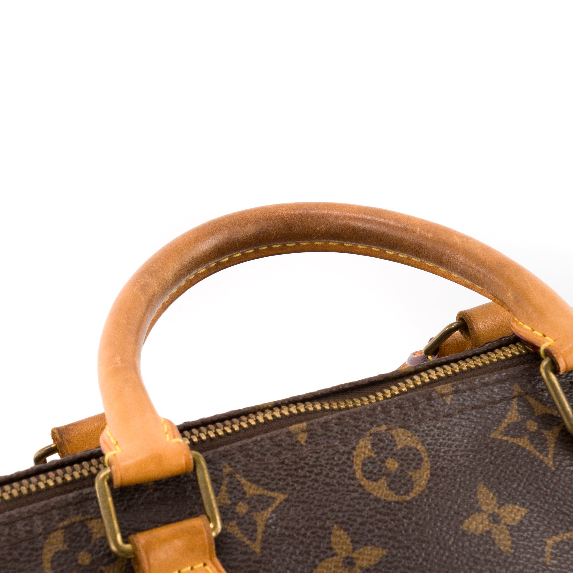 LOUIS VUITTON - Sac à bandoulière Speedy 30 bandoulière World Tour Louis Vuitton en toile enduite monogrammée édition limitée