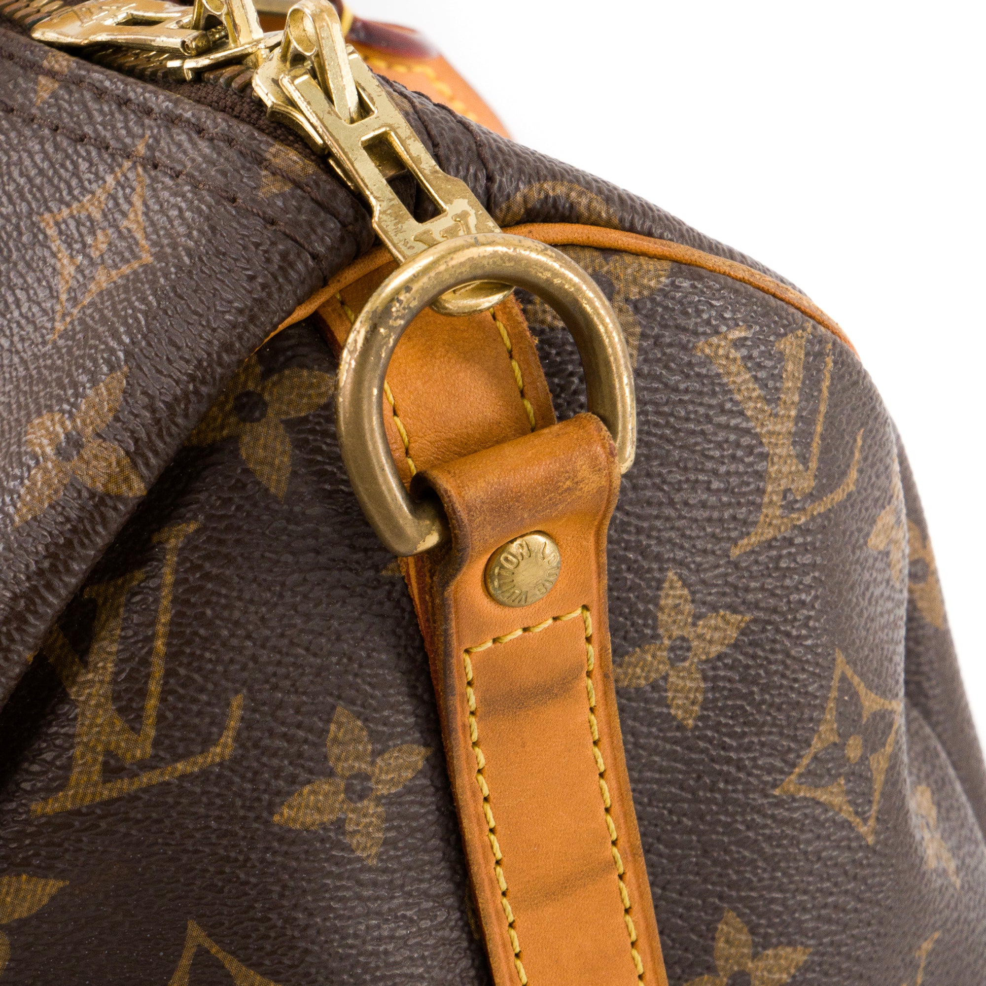 LOUIS VUITTON - Sac à bandoulière Speedy 30 bandoulière World Tour Louis Vuitton en toile enduite monogrammée édition limitée