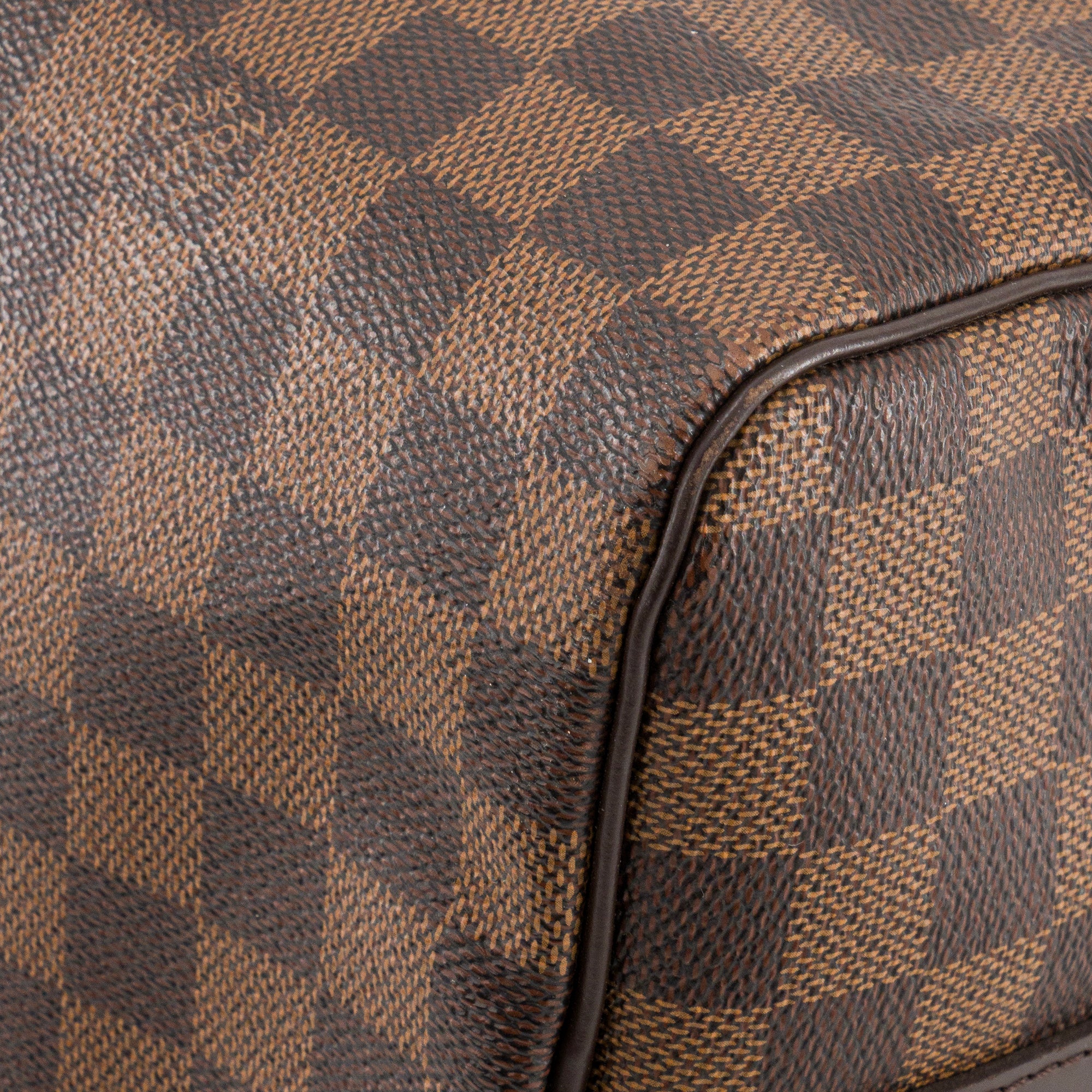 LOUIS VUITTON - Sac à bandoulière Speedy 30 Louis Vuitton édition limitée Patches en toile damier ébène