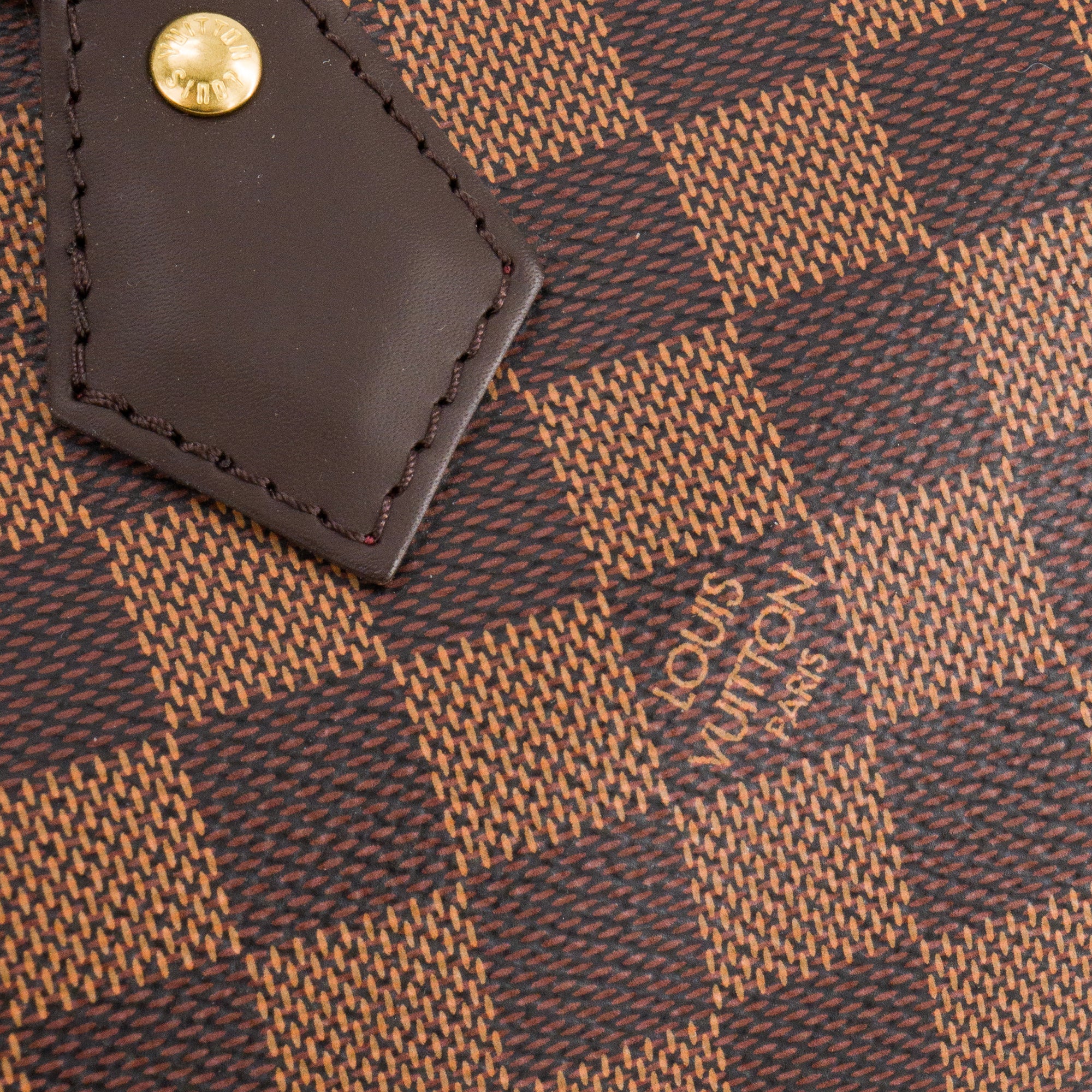 LOUIS VUITTON - Sac à bandoulière Speedy 30 Louis Vuitton en toile enduite damier ébène